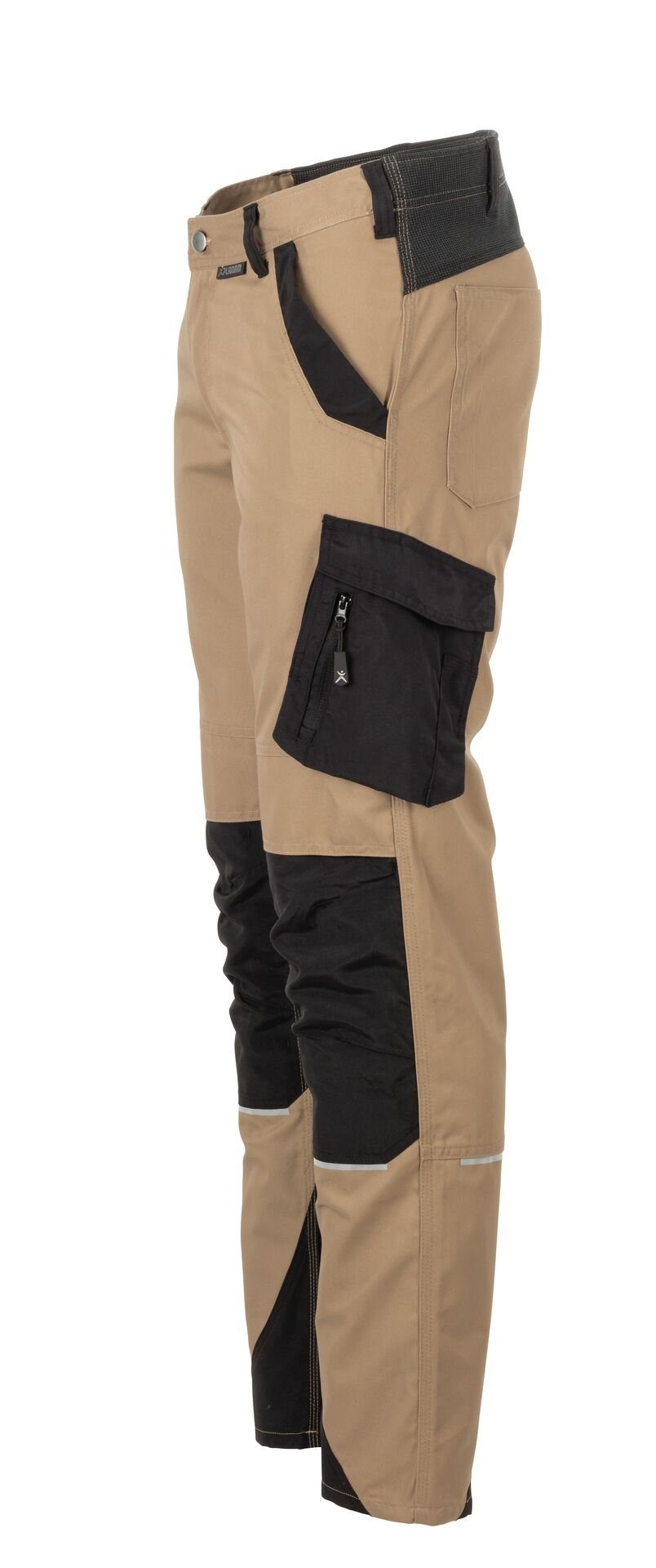 Planam Arbeitshose Herren Norit sand/schwarz Größe 54 Bundhose (1-tlg)