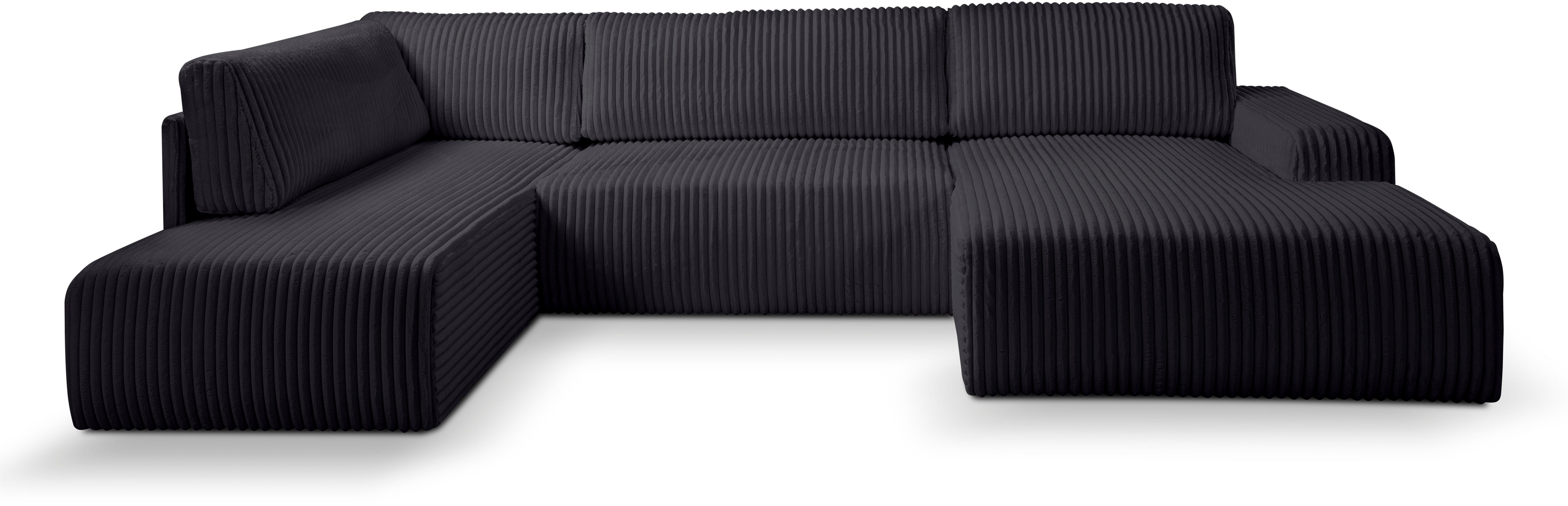 WERK2 Wohnlandschaft Rotterdam-U, U-Form, in kuschelweichem Cord oder Breit günstig online kaufen