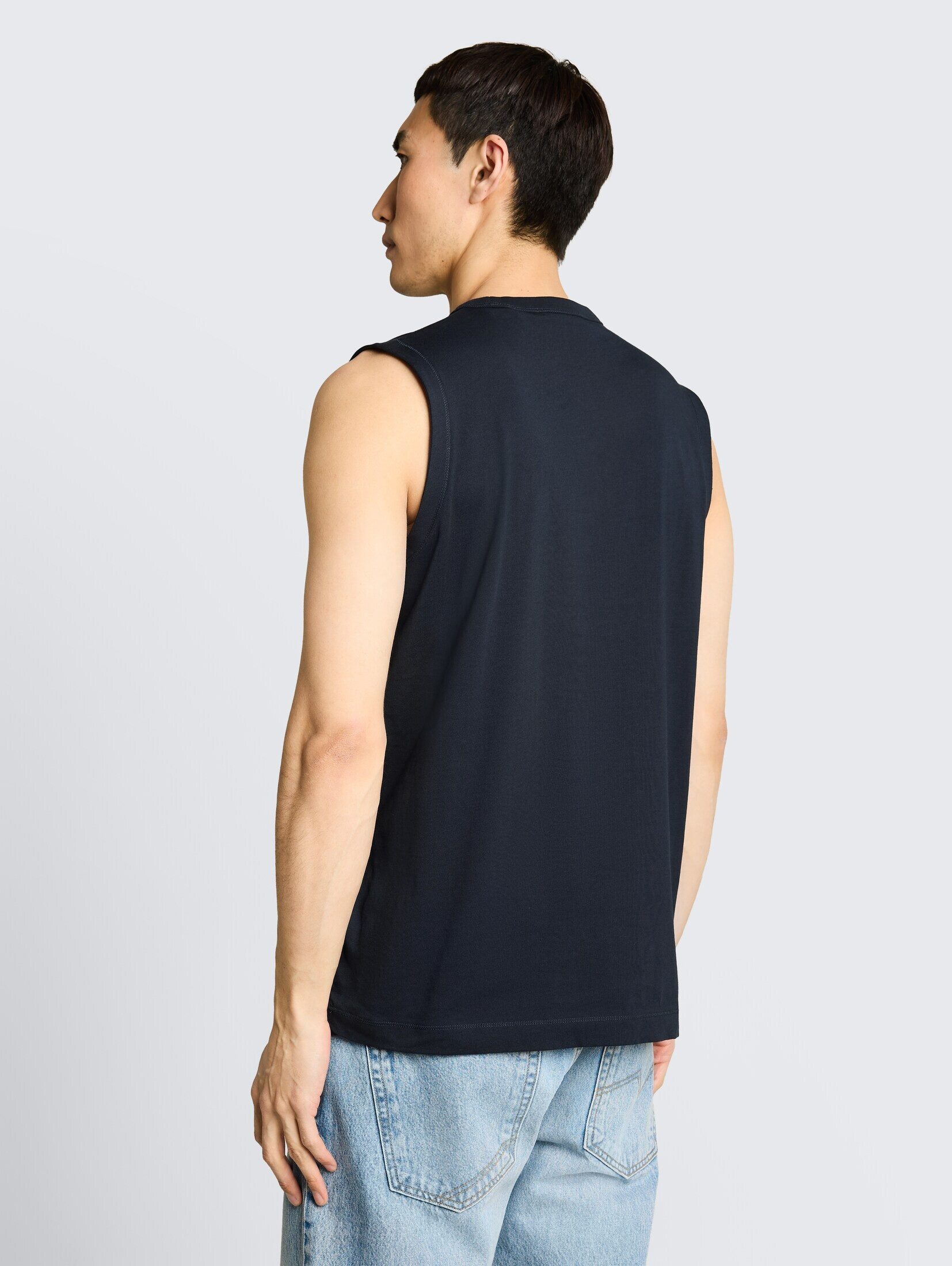 TOM TAILOR Tanktop T-Shirt Tanktop mit Logo-Print