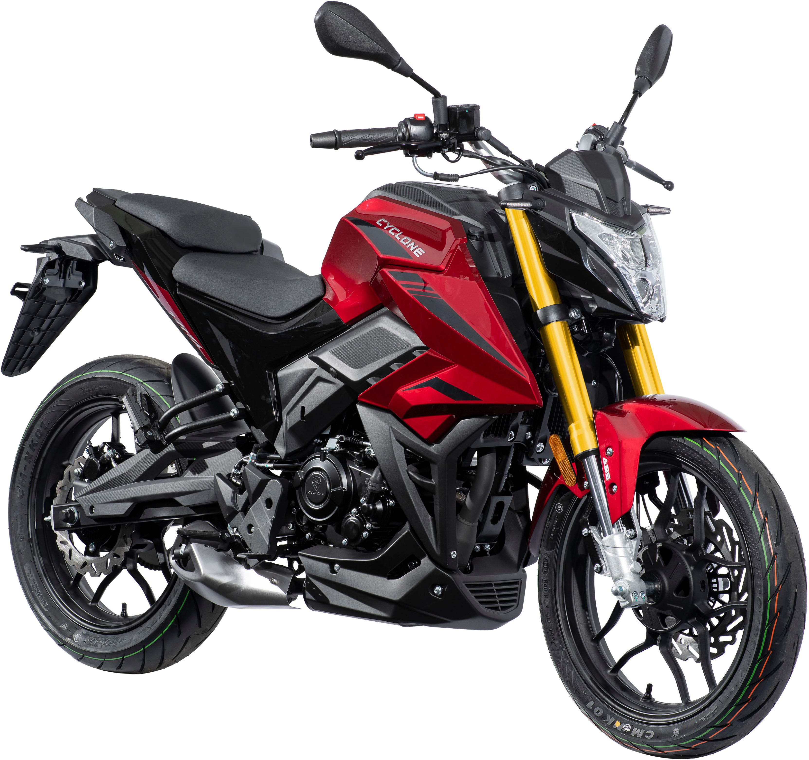 Cyclone Motorrad Batllo5, 125, E5+, Naked, 124 ccm, 95 km/h, Euro 5+, 11 kW, 15 PS, ABS, 125er Naked, digitales Cockpit