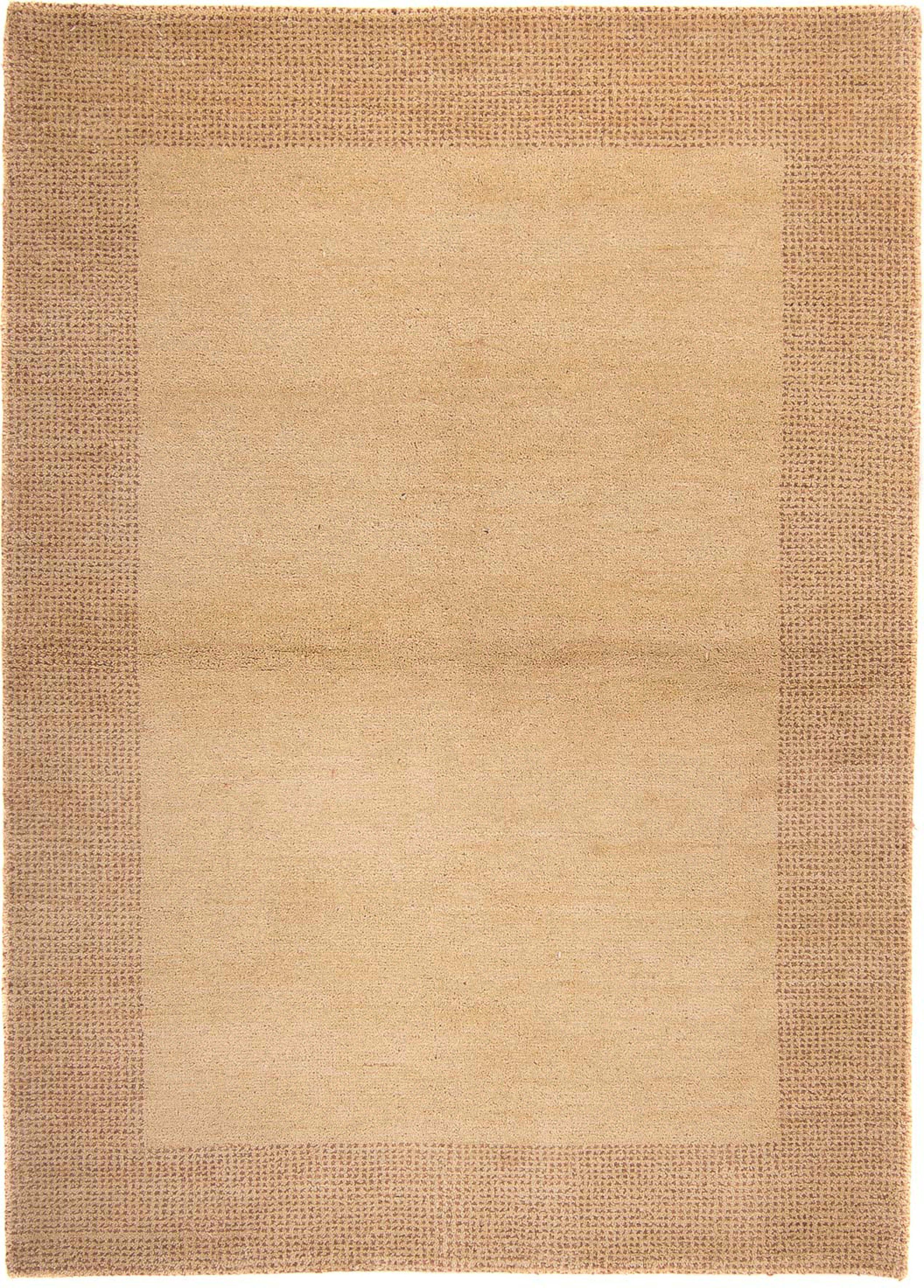 rechteckig, - Handgeknüpft, 120 - beige, Indus morgenland, x Wollteppich Gabbeh Einzelstück mm, 18 180 - mit Höhe: cm Zertifikat Wohnzimmer,