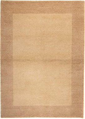 Wollteppich Gabbeh - Indus - 180 x 120 cm - beige, morgenland, rechteckig, Höhe: 18 mm, Wohnzimmer, Handgeknüpft, Einzelstück mit Zertifikat