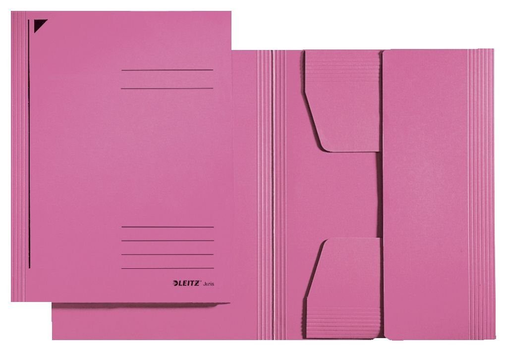 LEITZ Schreibmappe Jurismappe A4 Colorspankarton 300g pink