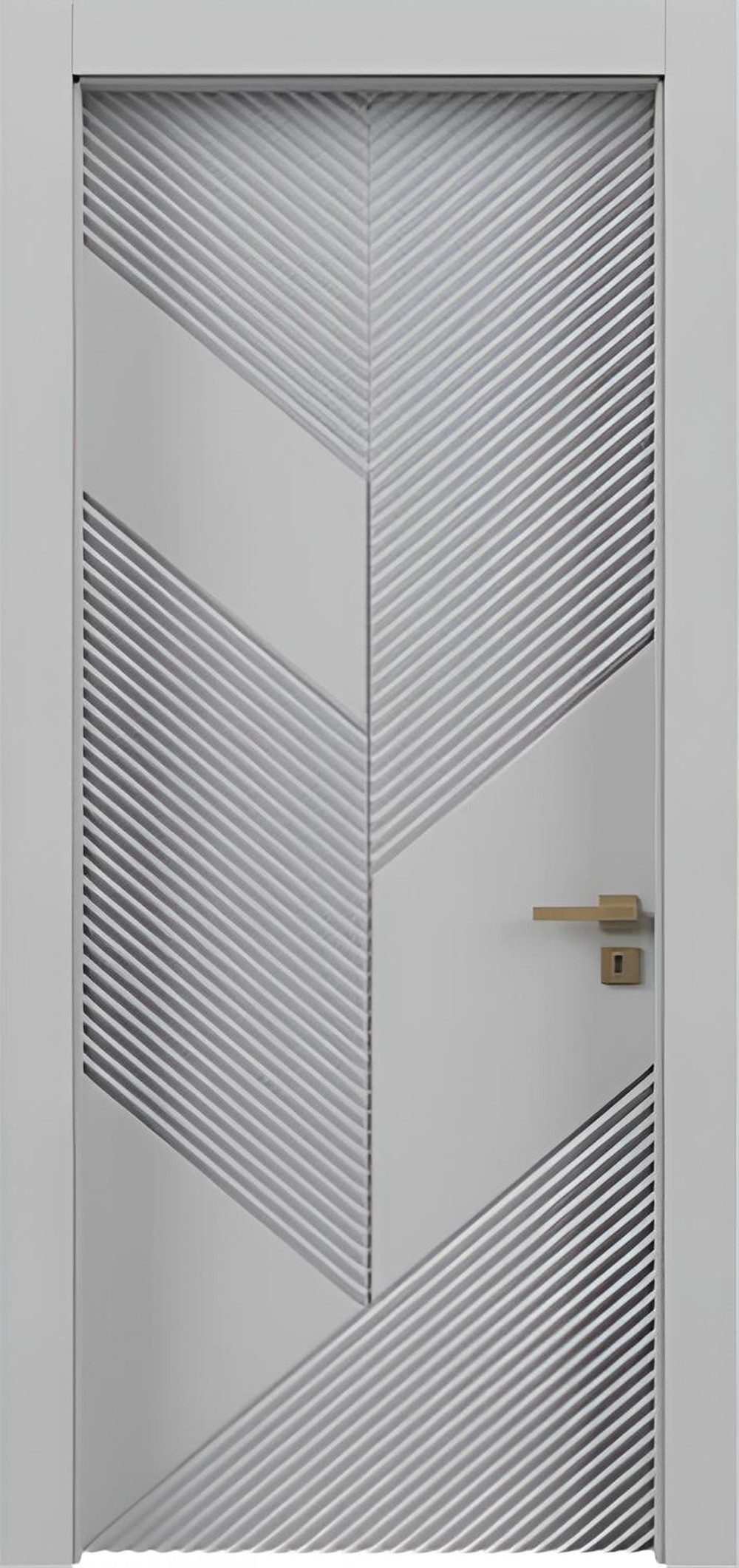 JVmoebel Zimmertür Graue Innentür aus hochwertigem Material mit Sicherheitsfunktion