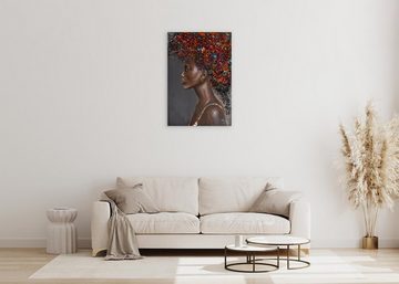 KUNSTLOFT Gemälde Floras Schönheit 60x90 cm, Leinwandbild 100% HANDGEMALT Wandbild Wohnzimmer