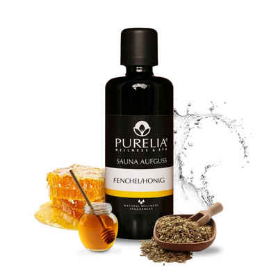 Purelia Aufgusskonzentrat PURELIA Saunaaufguss Fenchel-Honig 100 ml natürlicher Sauna-aufguss
