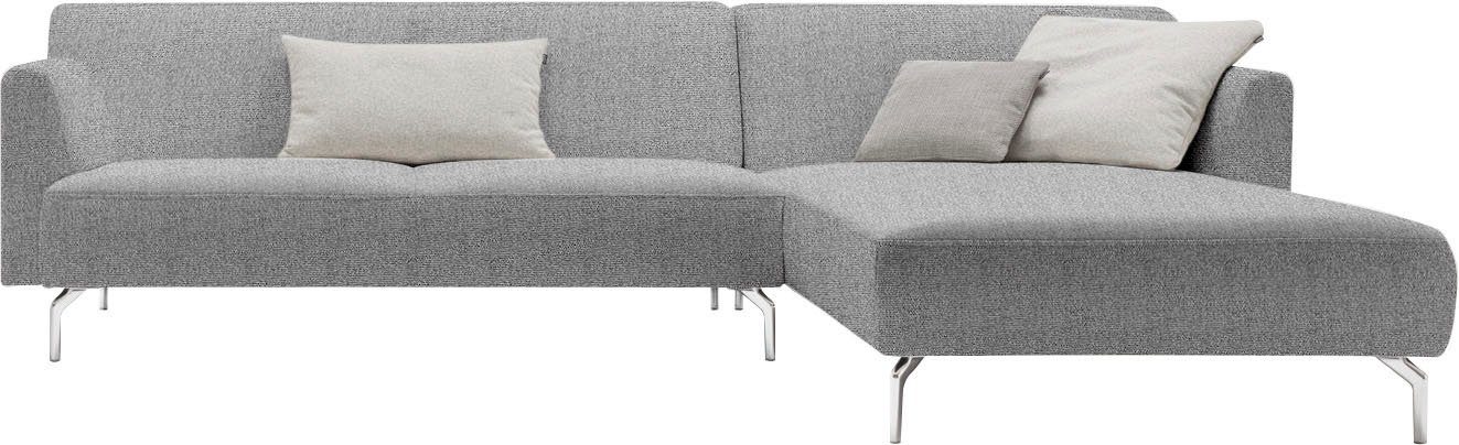 hülsta in minimalistischer, hs.446, Optik, Ecksofa schwereloser 296 cm sofa Breite