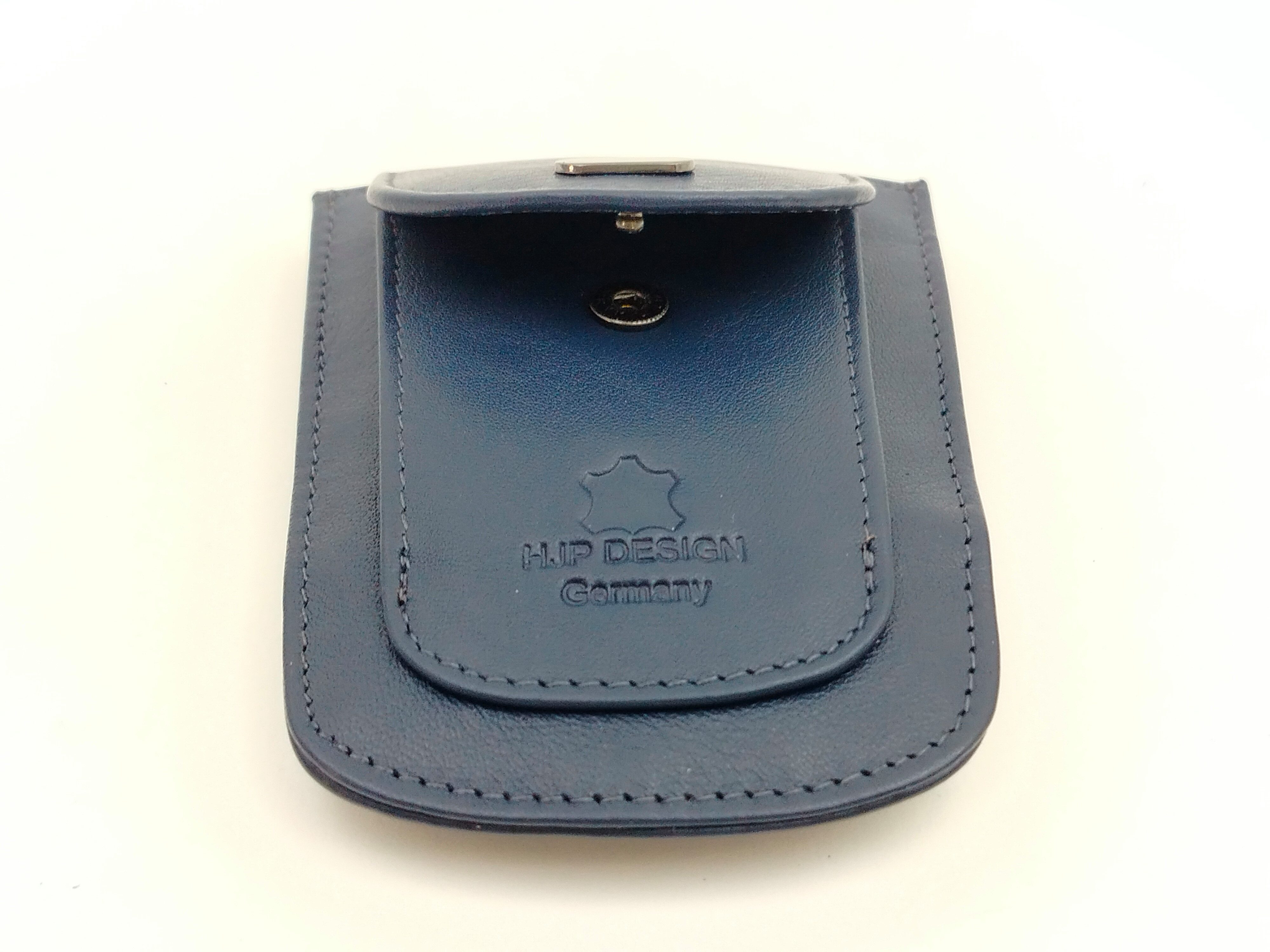 HJP Schlüsseltasche HJP CLASSIC Schlüsselglocke mit Riegel, blau