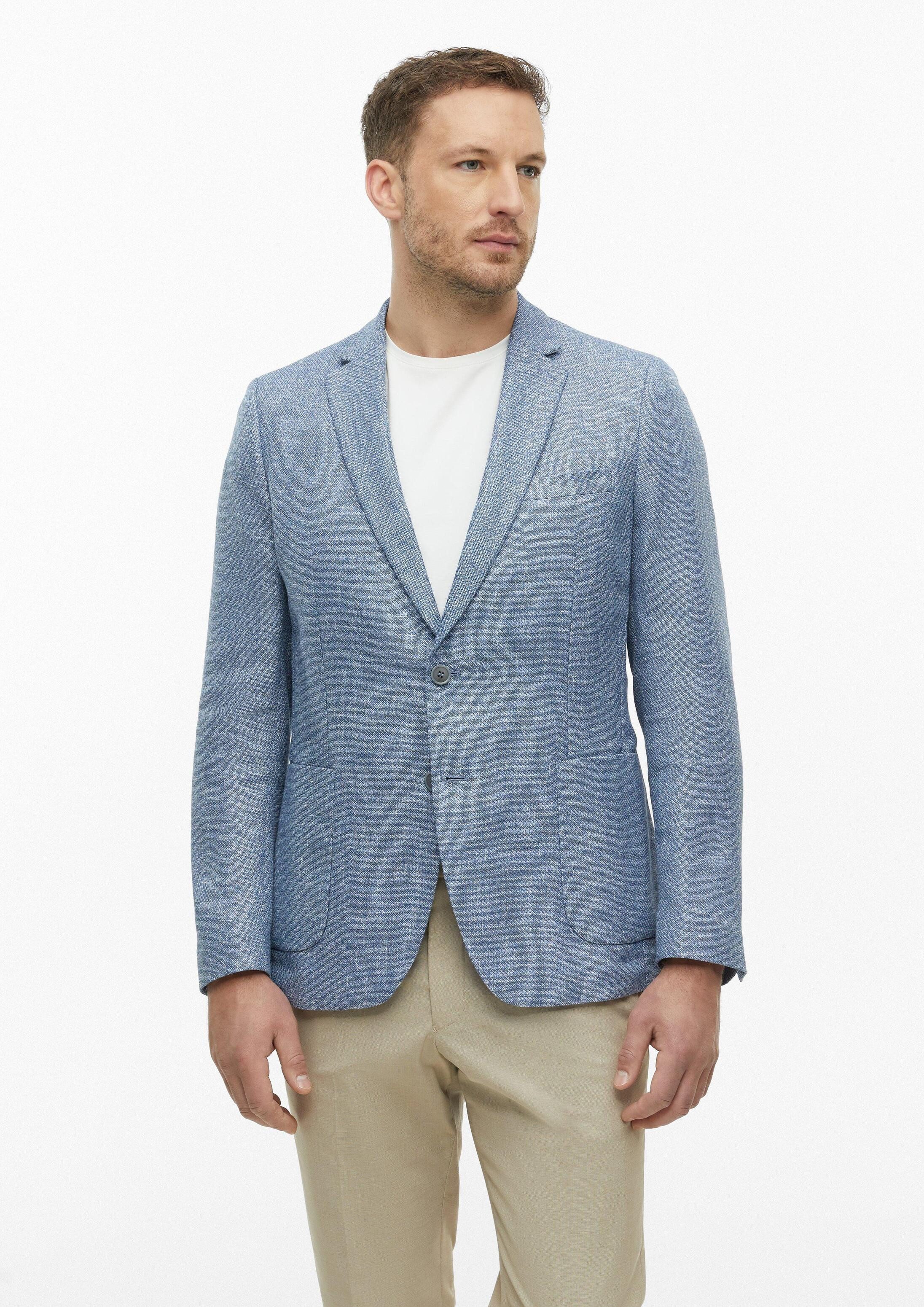 s.Oliver Sakko Indoor-Jacke S.OPURE s.O PURE: Sakko aus meliertem Leinenmix