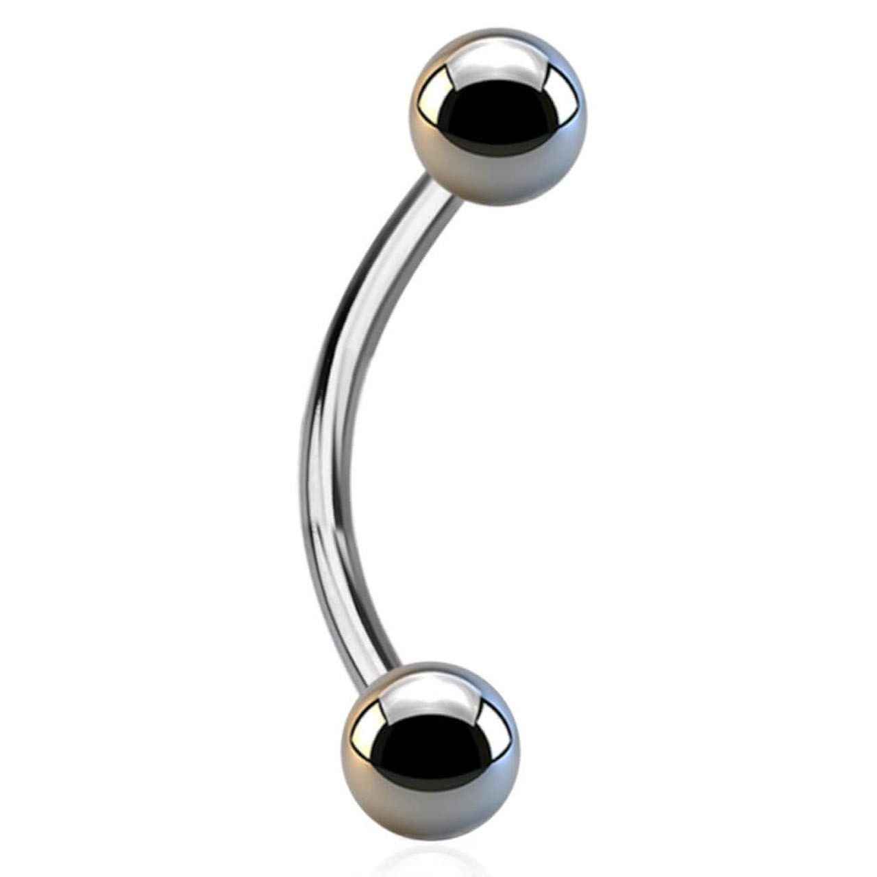viva-adorno Augenbrauenpiercing Titan Augenbrauenpiercing Piercing Banane günstig online kaufen