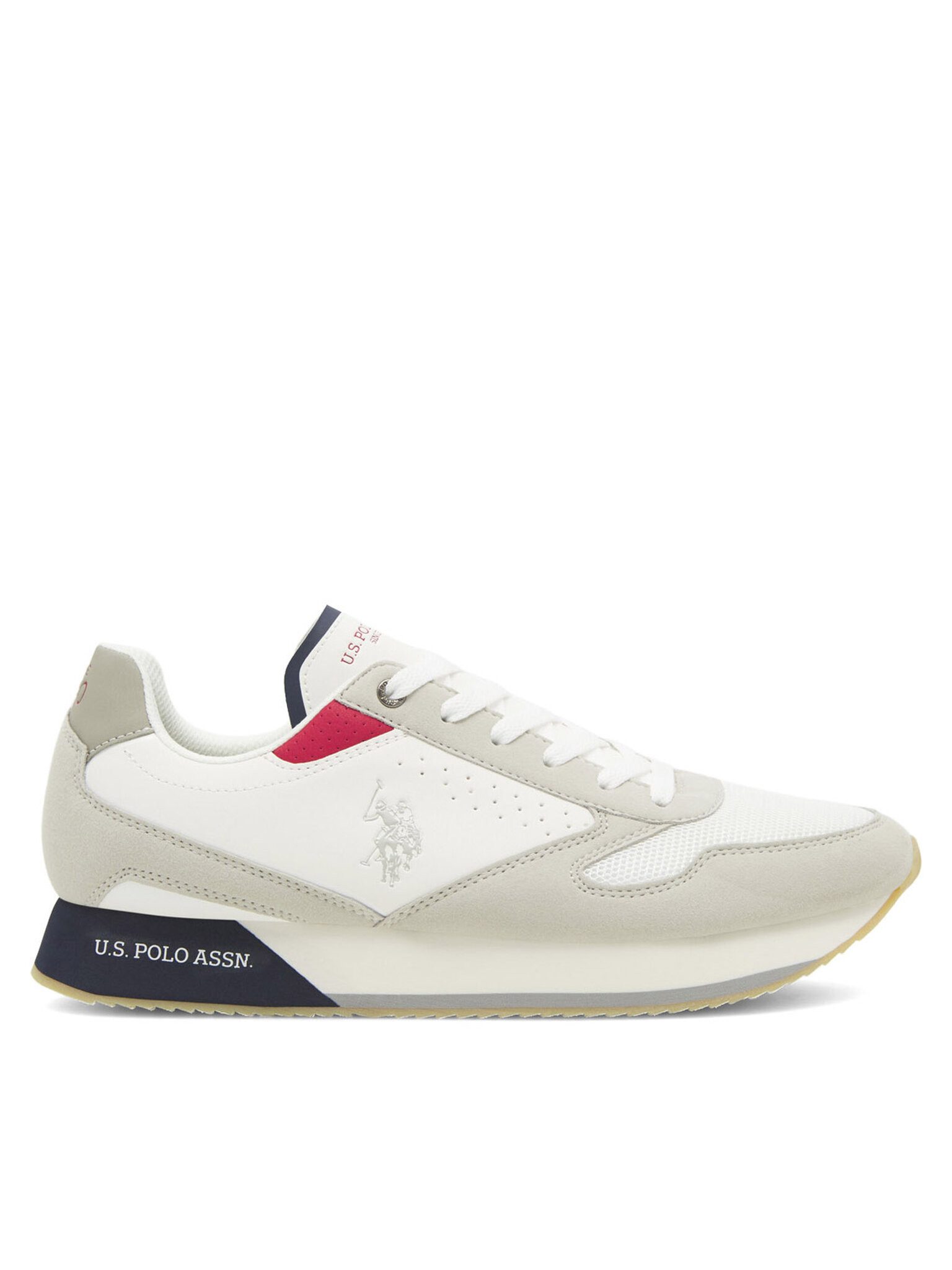 U.S. Polo Assn. U.S. Polo Assn. Sneakers Herren NOBIL003G Weiß Sneaker günstig online kaufen