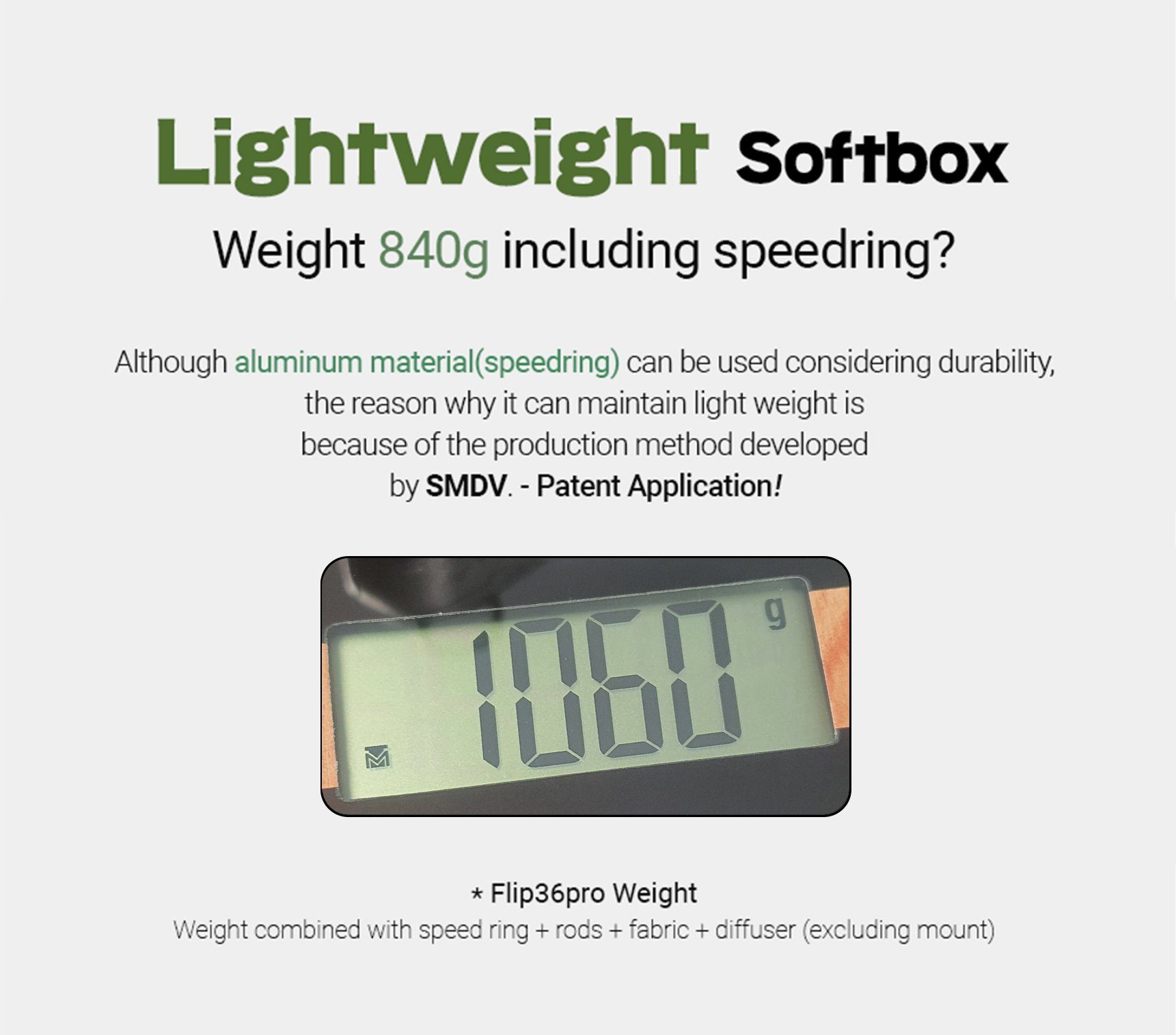 Softbox Blitzschnell 110cm SMDV Ø, Speedbox-Flip44 Impulsfoto Softbox einsatzbereit PRO
