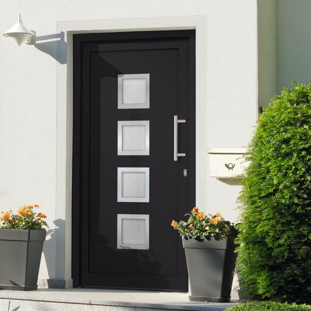 vidaXL Haustür Haustür Anthrazit 108x200 cm (1-St)