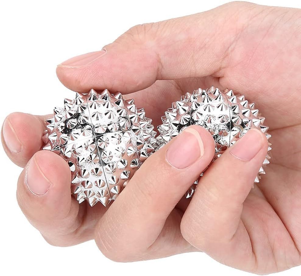FELIXLEO Massageball Magnet Massageball Hand Akupressur Stress Relief Ball, 1-tlg.