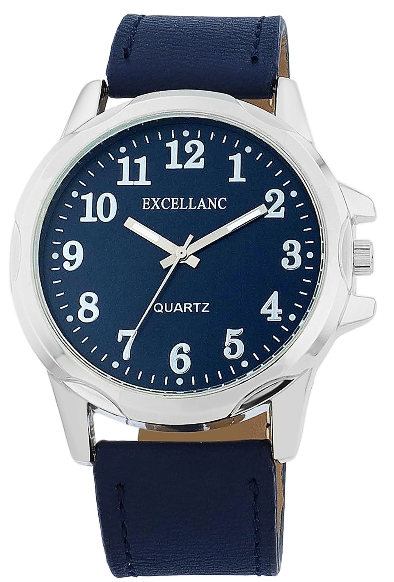 Excellanc Quarzuhr 2900248 Lederimitat, D: 47 günstig online kaufen