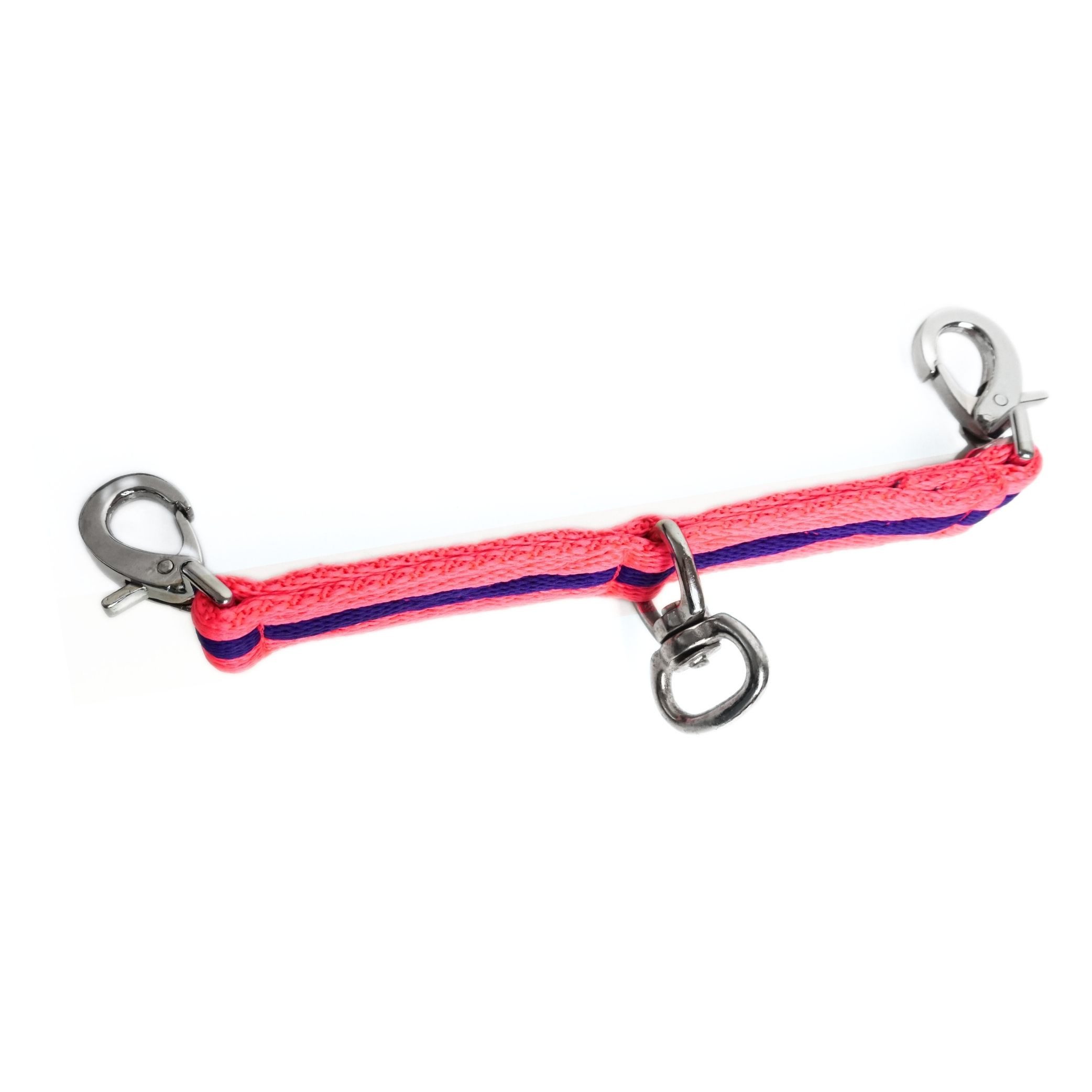 Pferdelinis Führleine Longierbrille Pferd mit Karabiner, für Longieren, Gymnastizieren, Verbindung beider Gebissringe