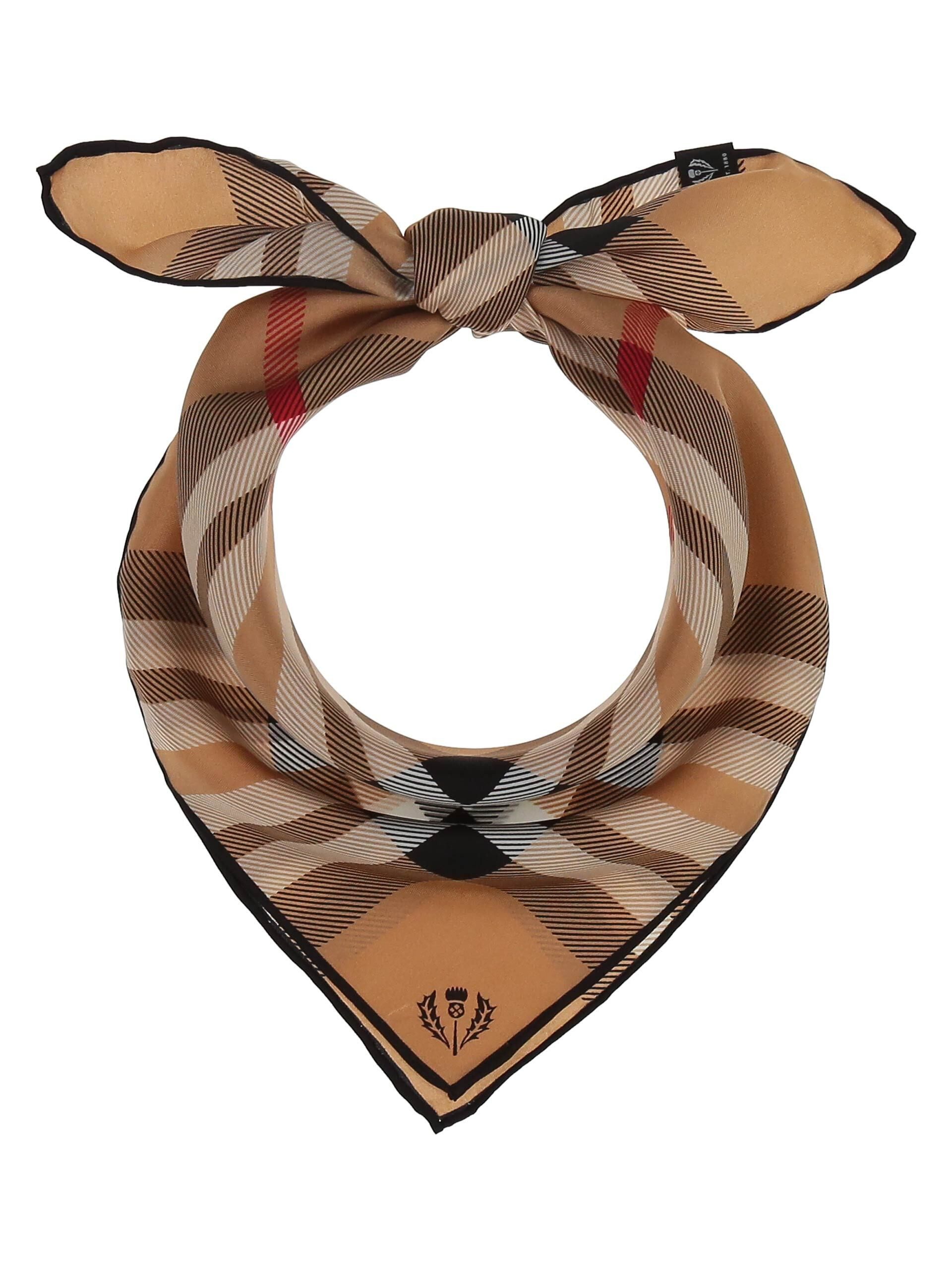 Fraas Nickituch mit FRAAS Plaid Karo aus reiner Seide