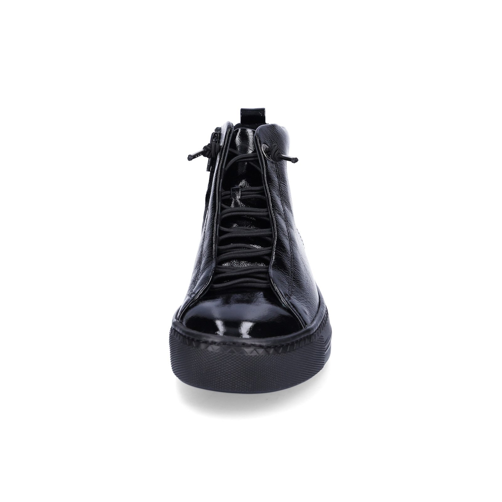 Paul Green Paul Green Damen High-Top Sneaker schwarz Lack Sneaker
