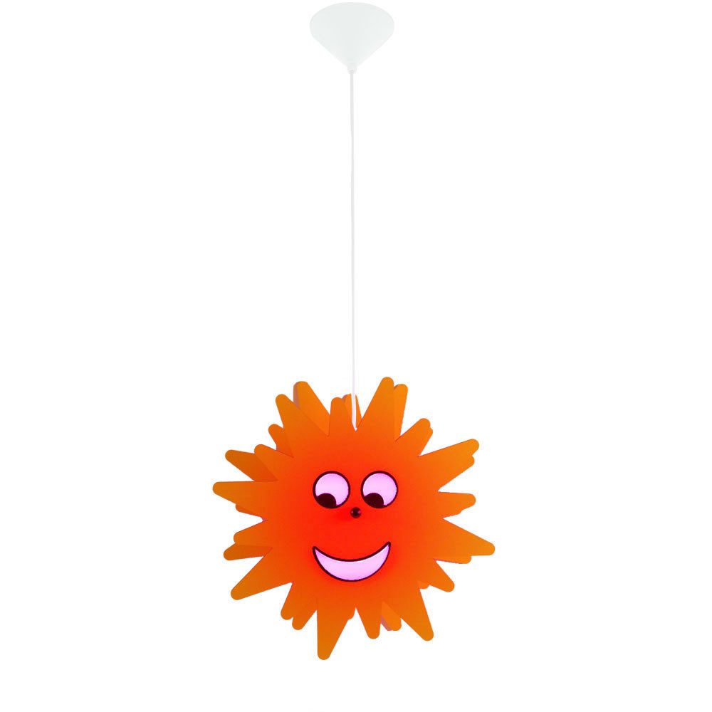 etc-shop LED Pendelleuchte, Leuchtmittel inklusive, Kaltweiß, Warmweiß, Neutralweiß, Tageslichtweiß, Farbwechsel, RGB LED Pendelleuchte Kinderzimmer Sonne Hängeleuchte Smart