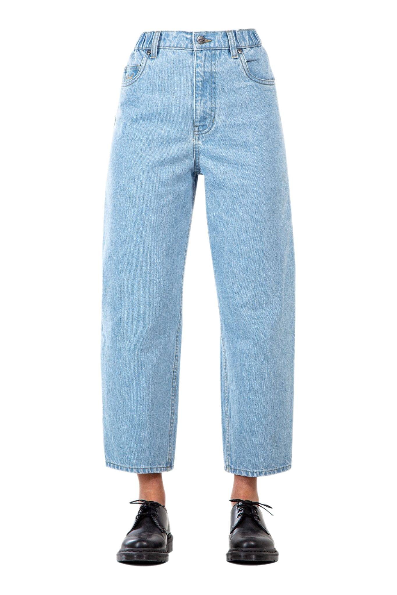 REELL Ankle-Jeans Jeans Reell Women Sky (1-tlg), die Hose wird mit  Reißverschluss und Knopf geschlossen