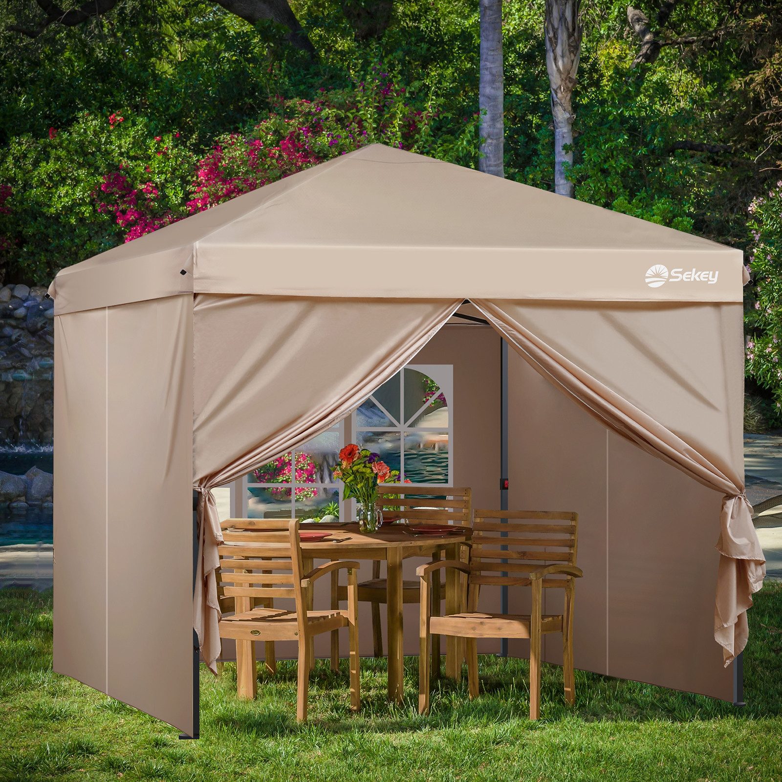 Sekey Faltpavillon 300x300 cm Pavillon Gartenpavillon günstig online kaufen