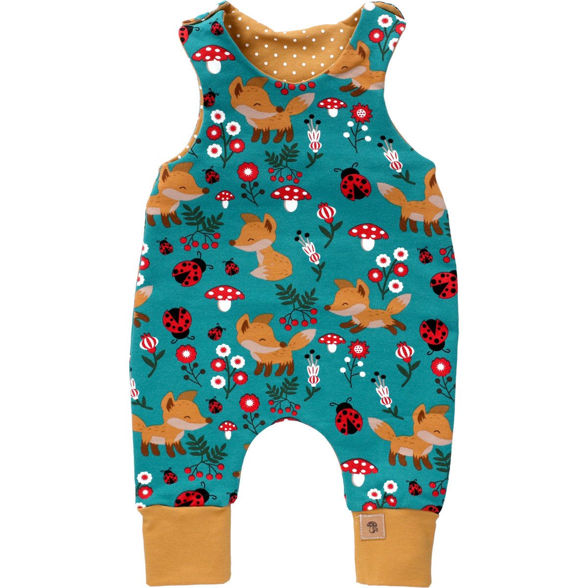 Land-Juwelen Strampler Handmade Waldtiere Unisex Kinder Einteiler, Overall, Babyanzug, Babyoverall, Babyanzug