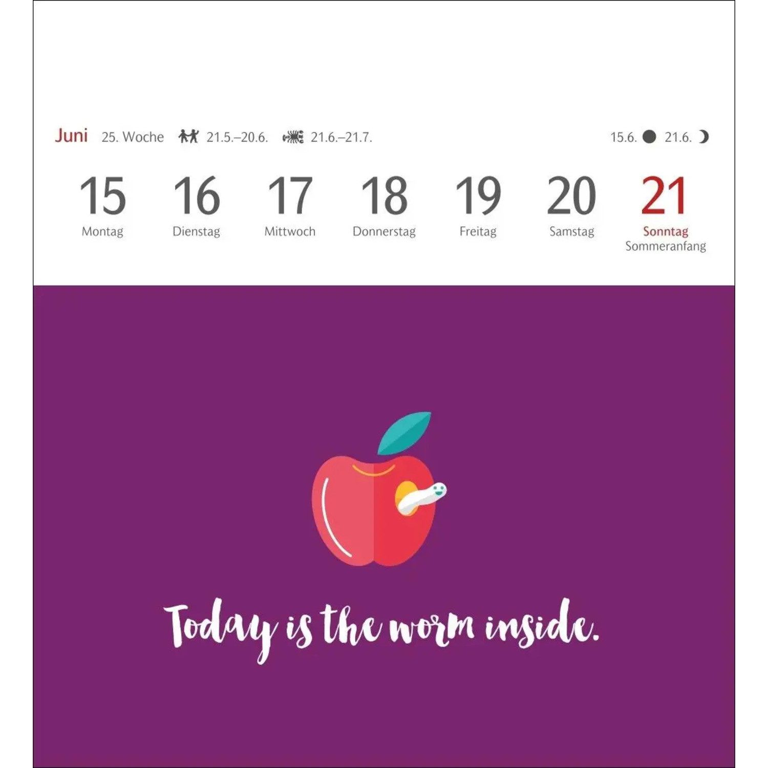 Harenberg Kalender Verlag Wandkalender Now I know how the rabbit runs Postkartenkalender 2026 - 53...