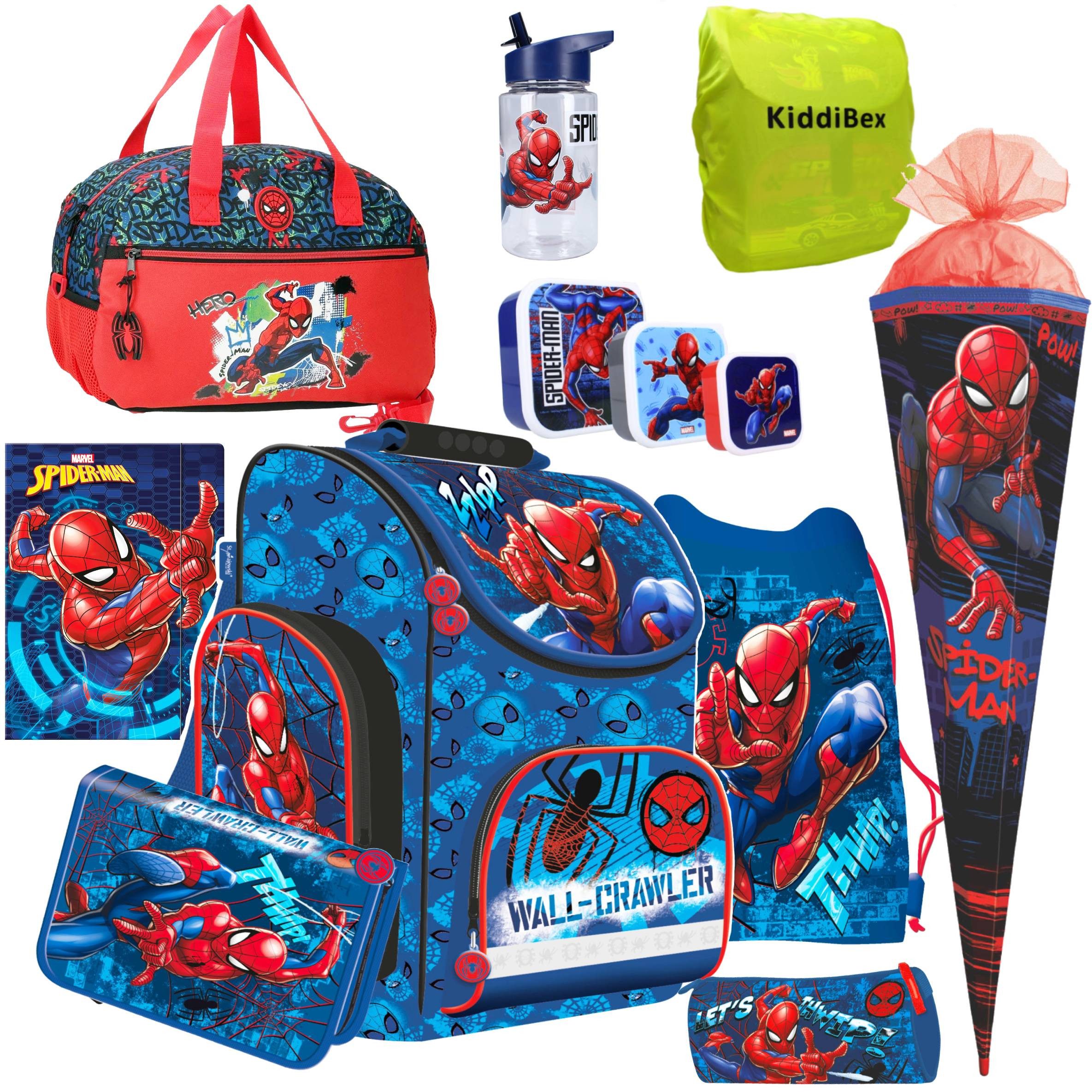 Schulranzen Spiderman 4tlg. oder 12tlg.