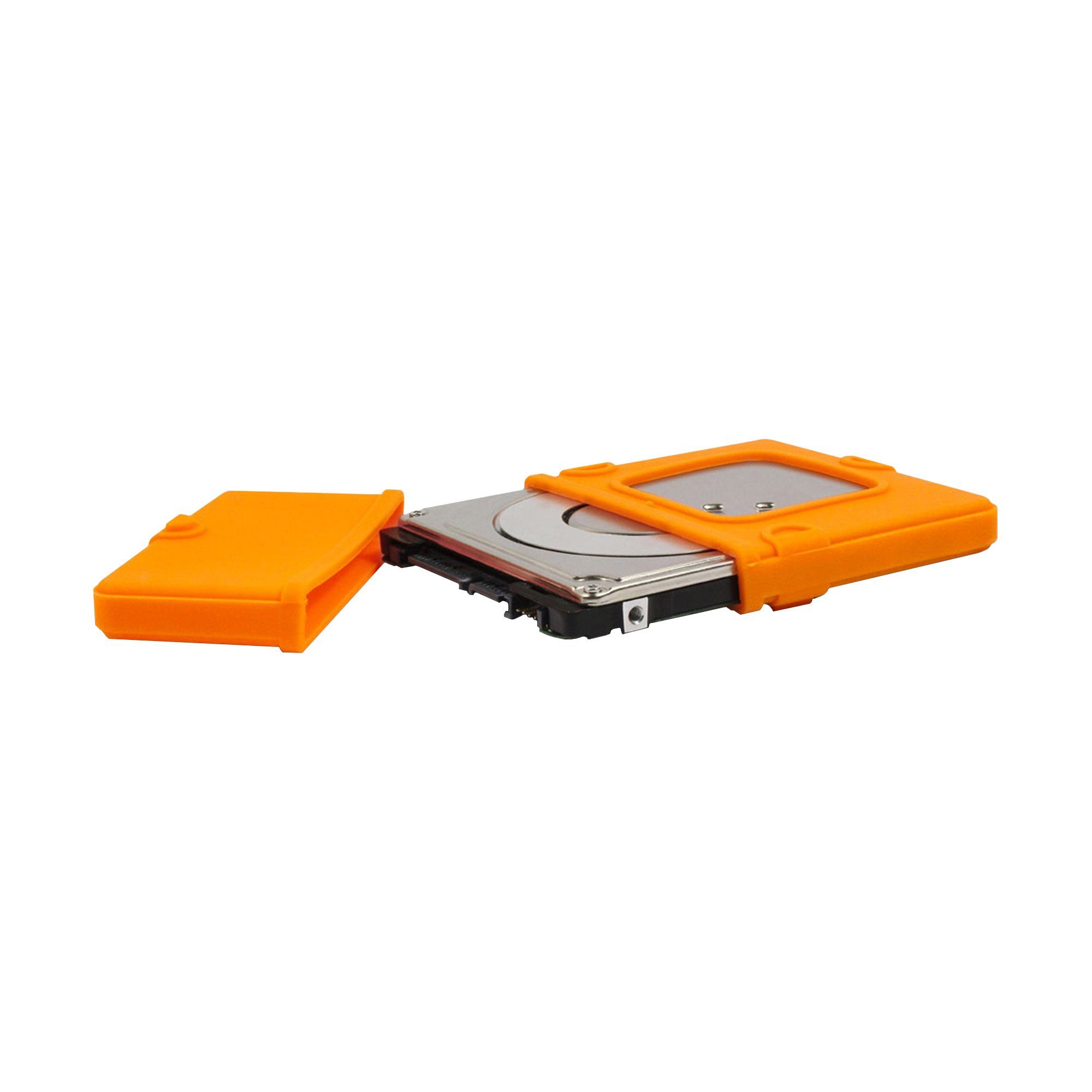 FANTEC Festplatten-Gehäuse FANTEC Schutzhülle für 2,5" Festplatten, orange