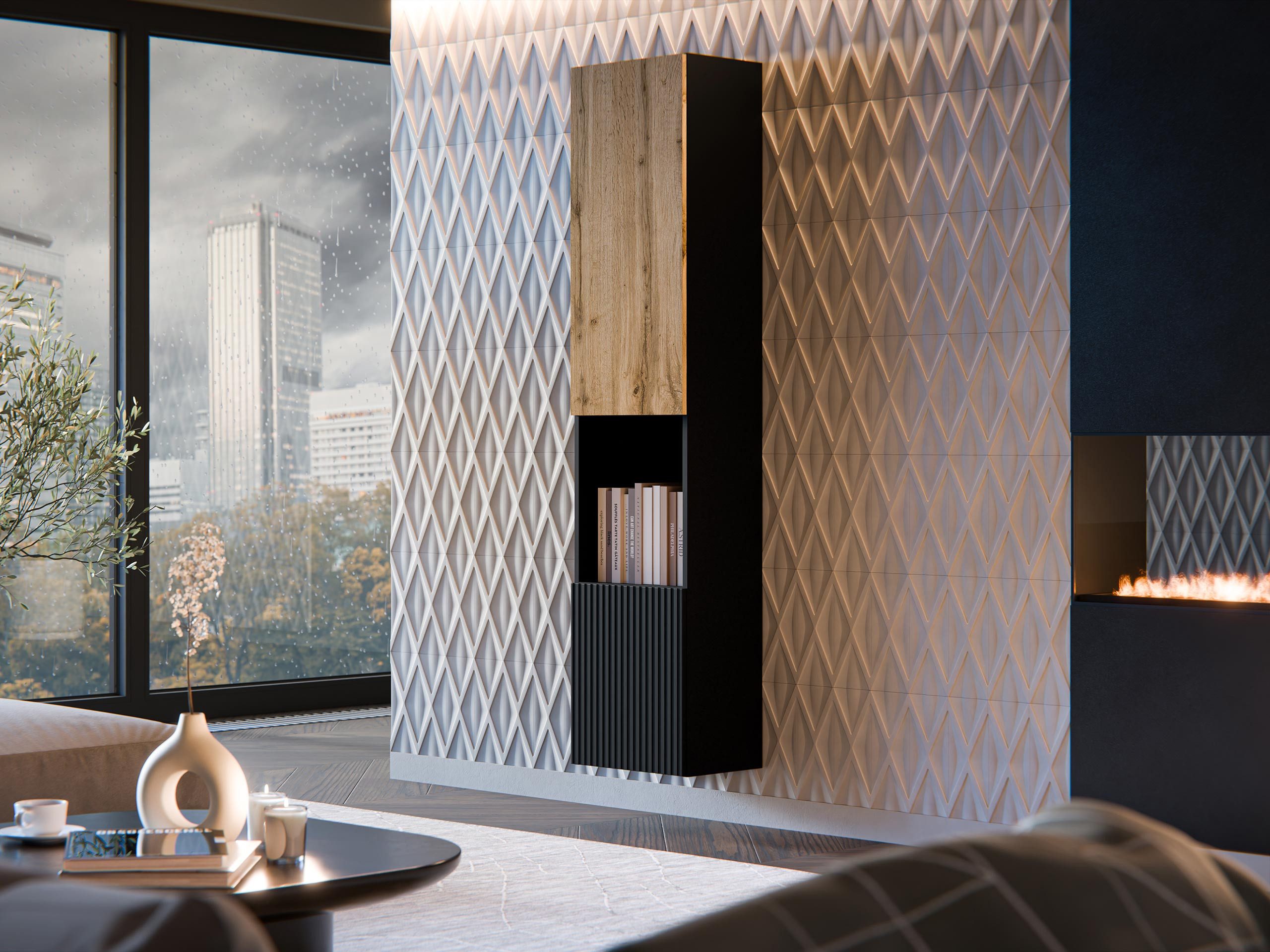 MIRJAN24 Vitrine Capital 2D mit Nische günstig online kaufen