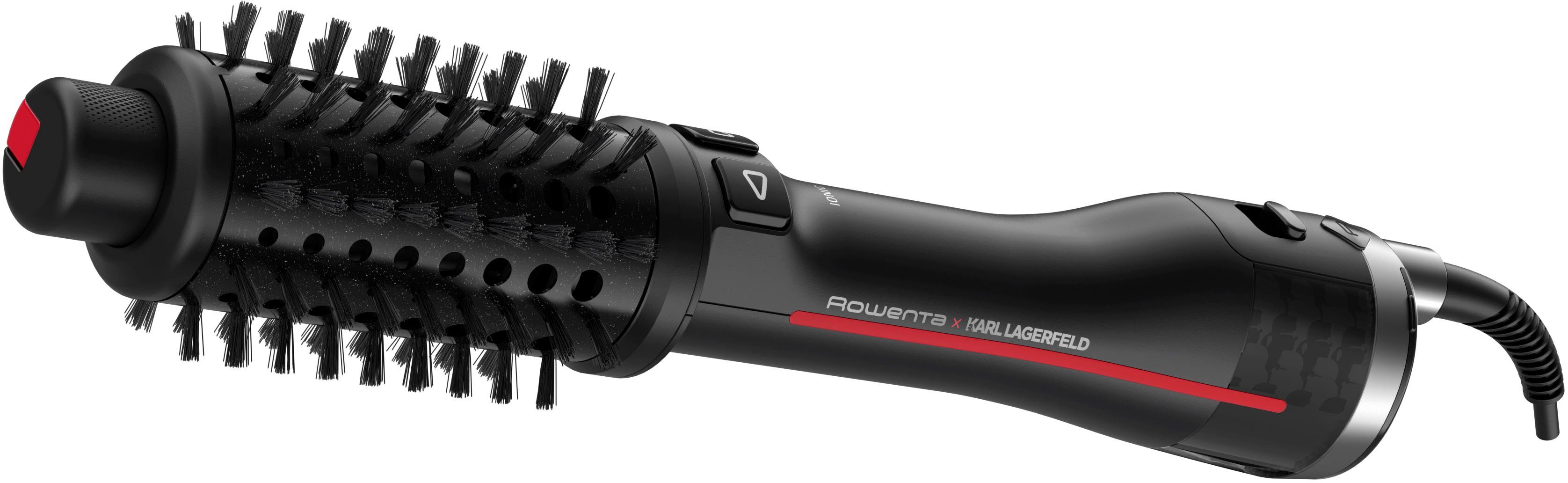 Rowenta Warmluftbürste Rowenta x Karl Lagerfeld CF961L K/Pro Stylist, rotierend, zwei Bürsten, für alle Haartypen, trocknen & stylen