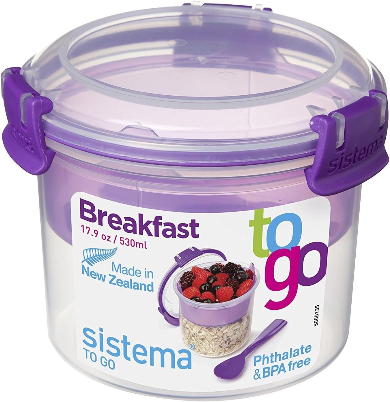 sistema Aufbewahrungsbox Sistema 530ml Breakfast To Go