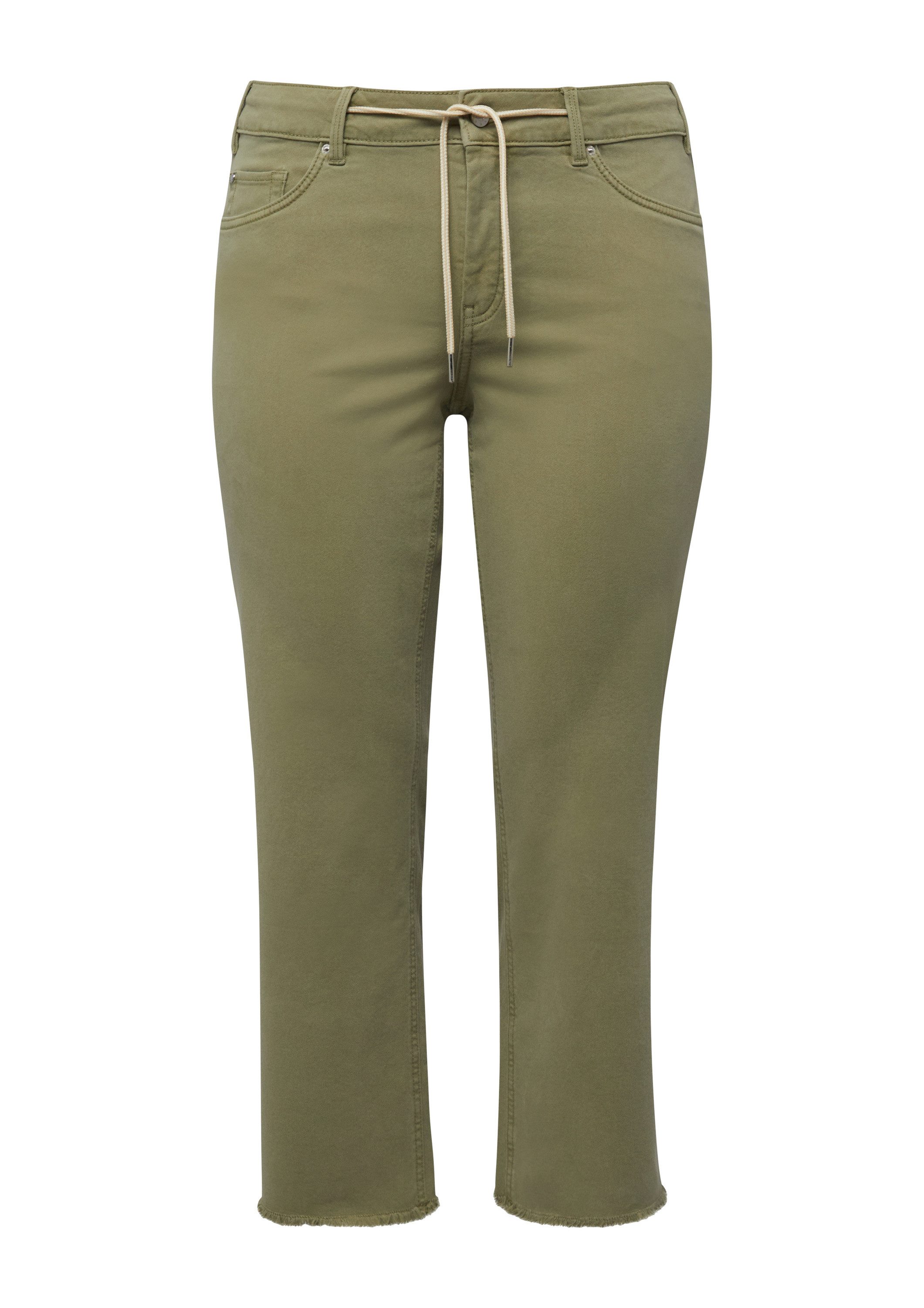 s.Oliver Regular-fit-Jeans Jeans-Hose Cropped Jeans / Straight Fit / Mid Rise / Straight Leg