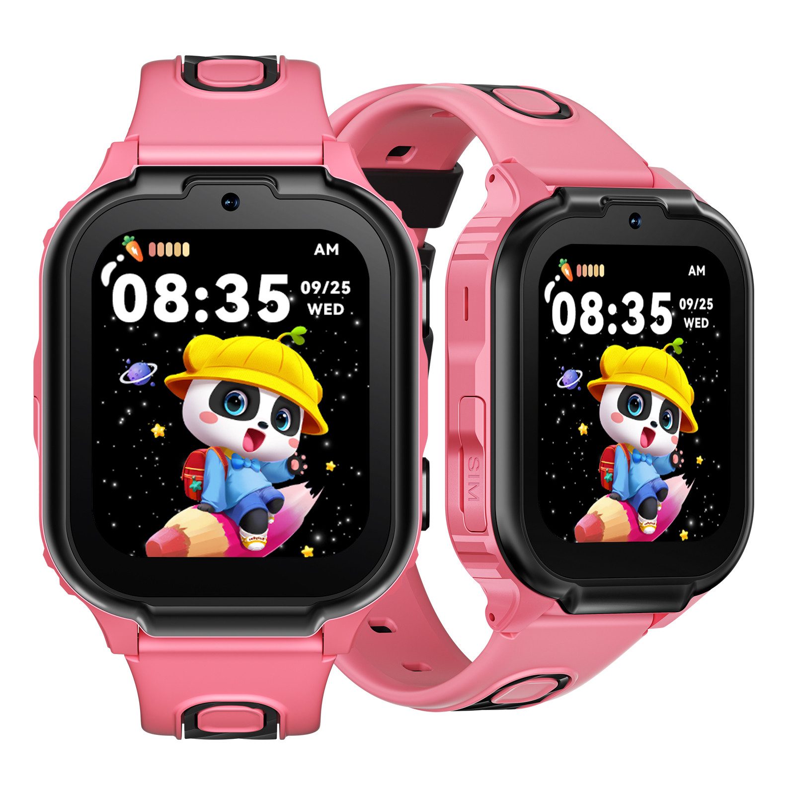 DOOGEE 4G Kinder-Smartwatch mit GPS-Ortung,SOS und Videoanruf,1,83 Zoll,8 GB Watch (Proprietär), GPS-Ortung, SOS, Aktivität, Videochat, GPS-Ortung, SOS, Videochat, Aktivität