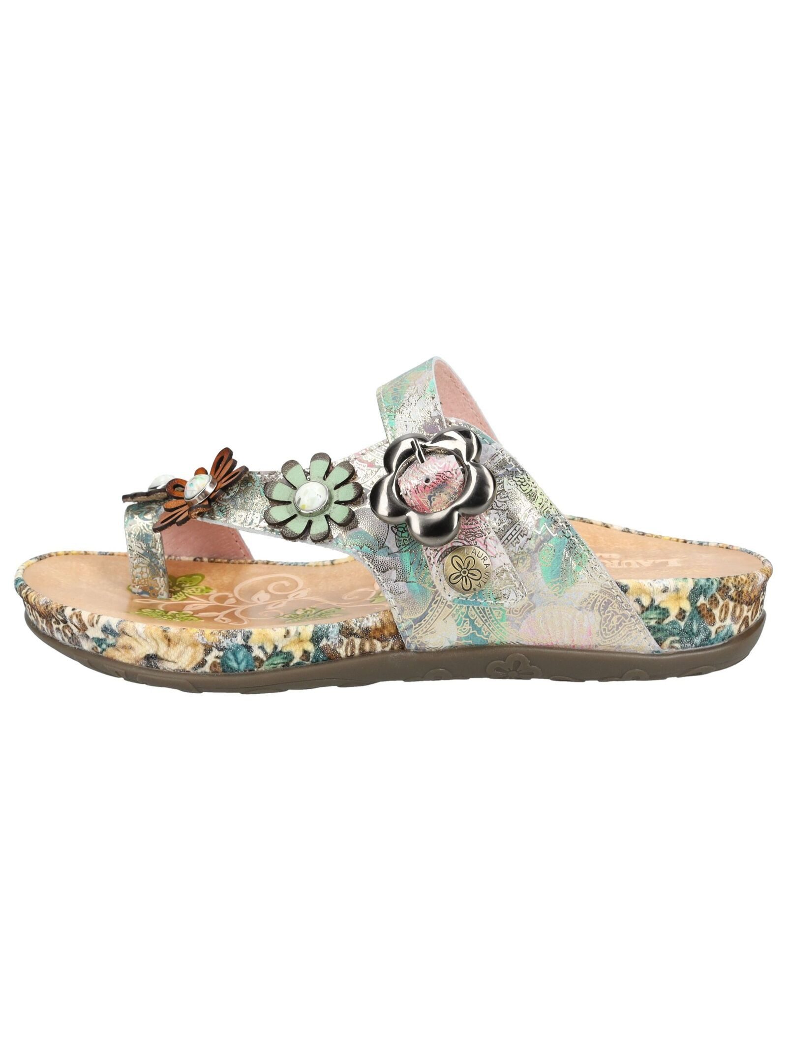 LAURA VITA LAURA VITA Pantoletten Leder Zehentrenner