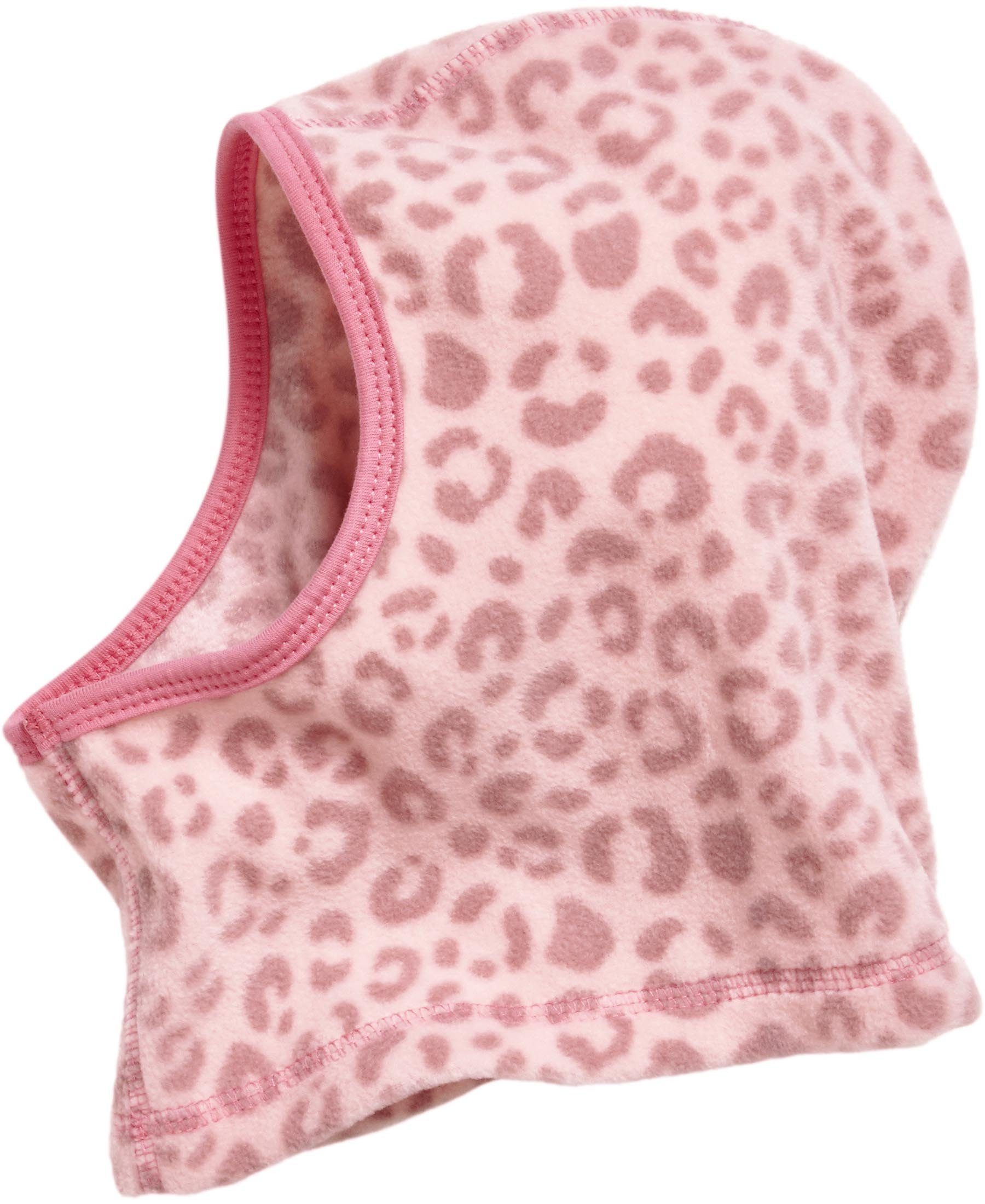 Schlupfmütze Fleece-Schlupfmütze Leo-Print