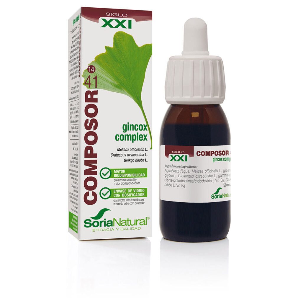 SORIA Massageöl Soria Composor 41 Gincox S.XXI 50ml