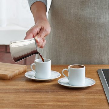 SERENK Teekanne Serenk Definition Türkische Kaffeekanne Set, Mokkakanne aus Edelstahl