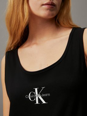 Calvin Klein Jeans Shirtkleid MONOLOGO LOOSE LONG TANK DRESS mit Logomarkenlabel