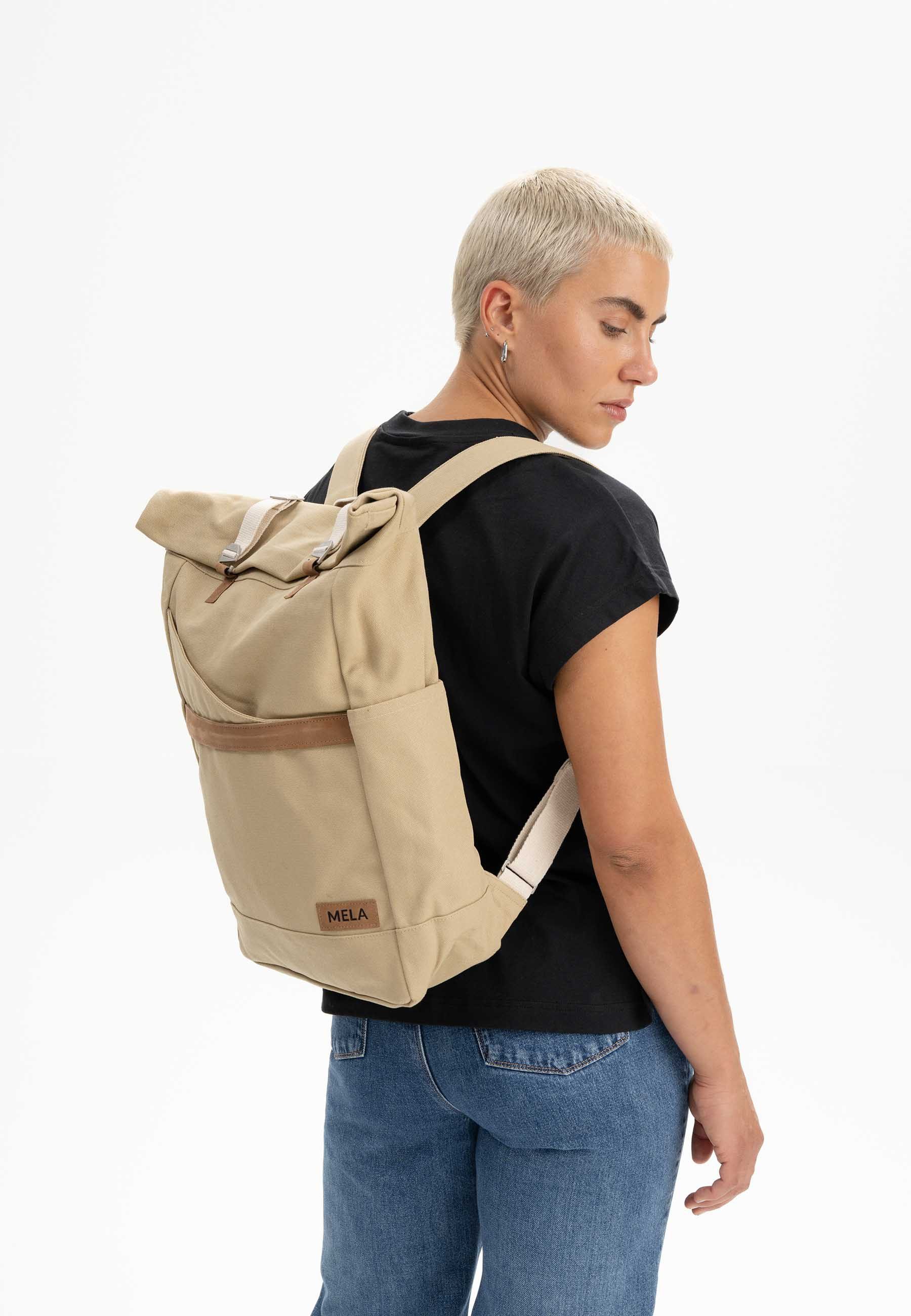 MELA Rucksack Rucksack Style ansvar I, Zubehörtasche für Kleinteile wie Schlüssel, Handy und Kosmetika