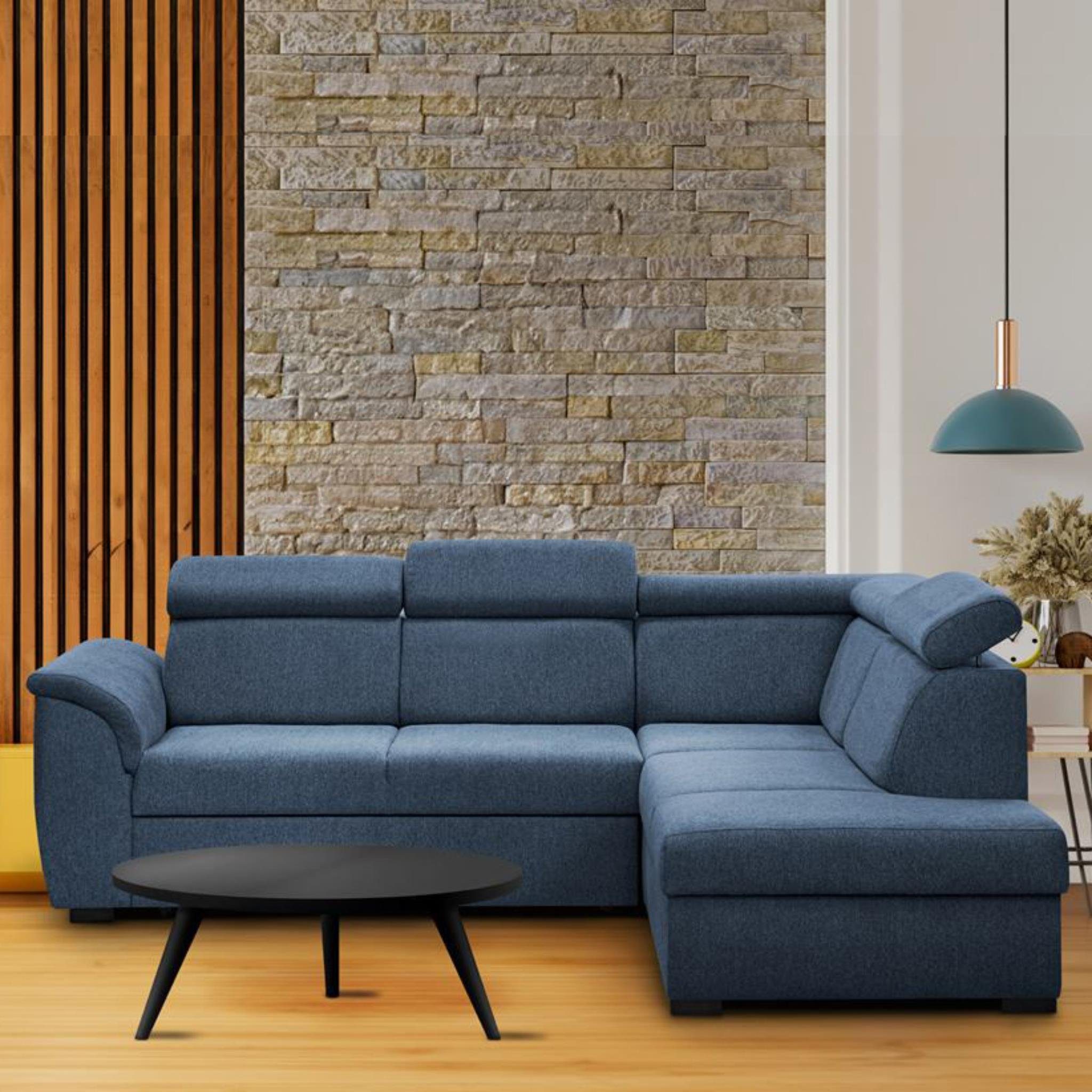Beautysofa Ecksofa Madera, mit Schlaffunktion, Bettkasten, günstig online kaufen