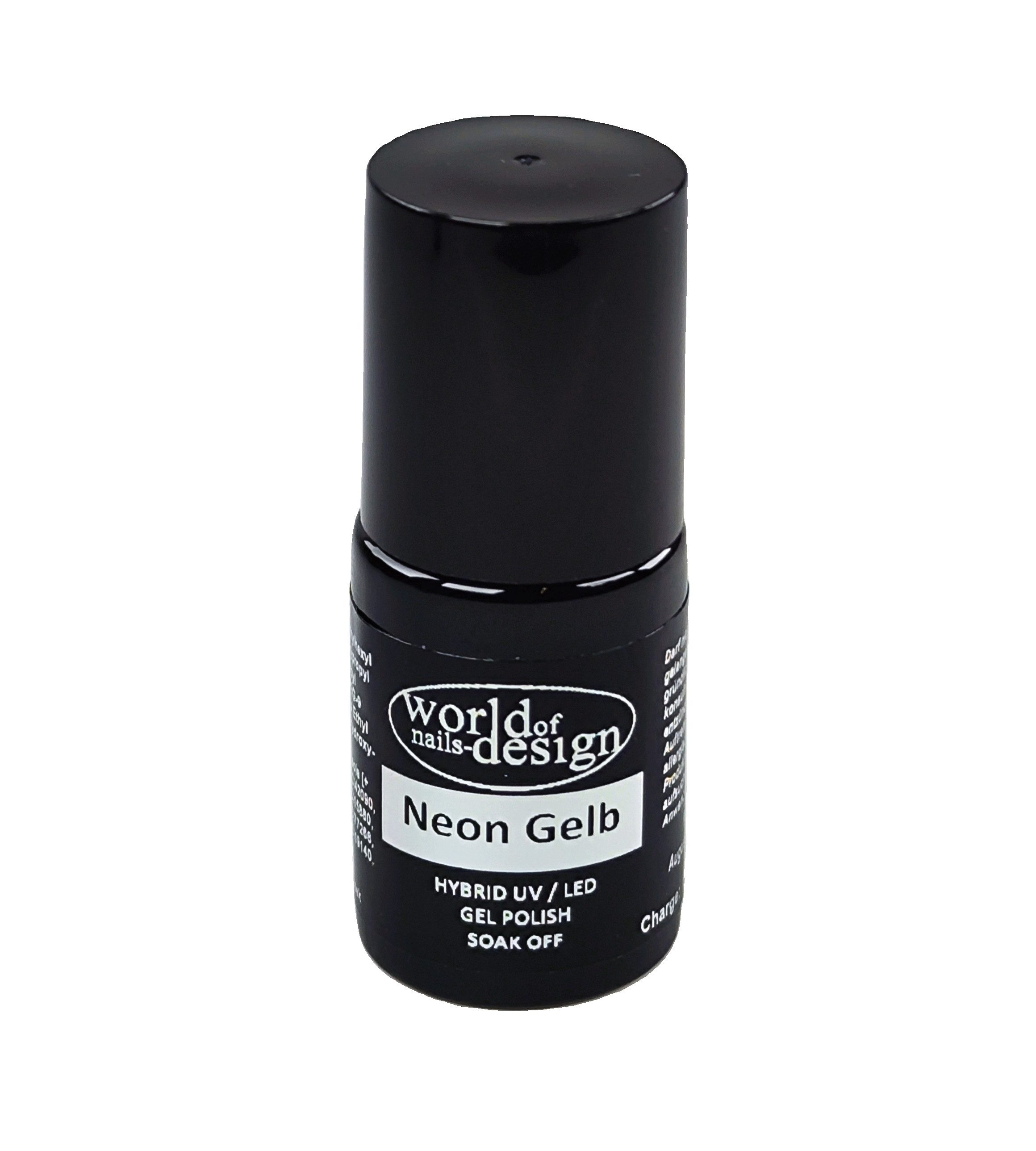 World of Nails-Design Gel-Nagellack UV/LED Hybrid-Lack, Gel-Lack, Gel Polish Neon Edition, leuchtende Neon-Farben