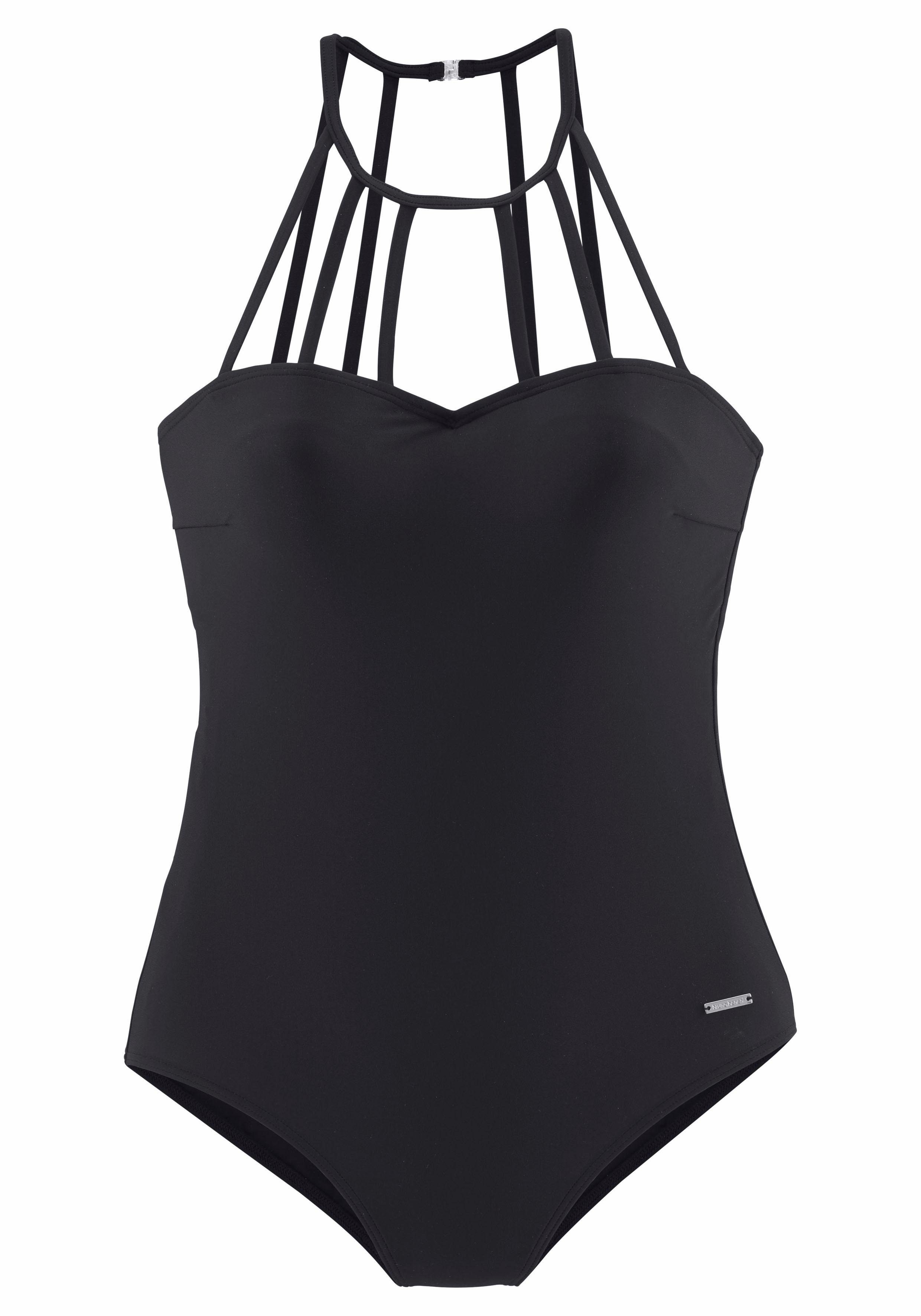 Bruno Banani Badeanzug mit eleganter Ausschnittvariante günstig online kaufen