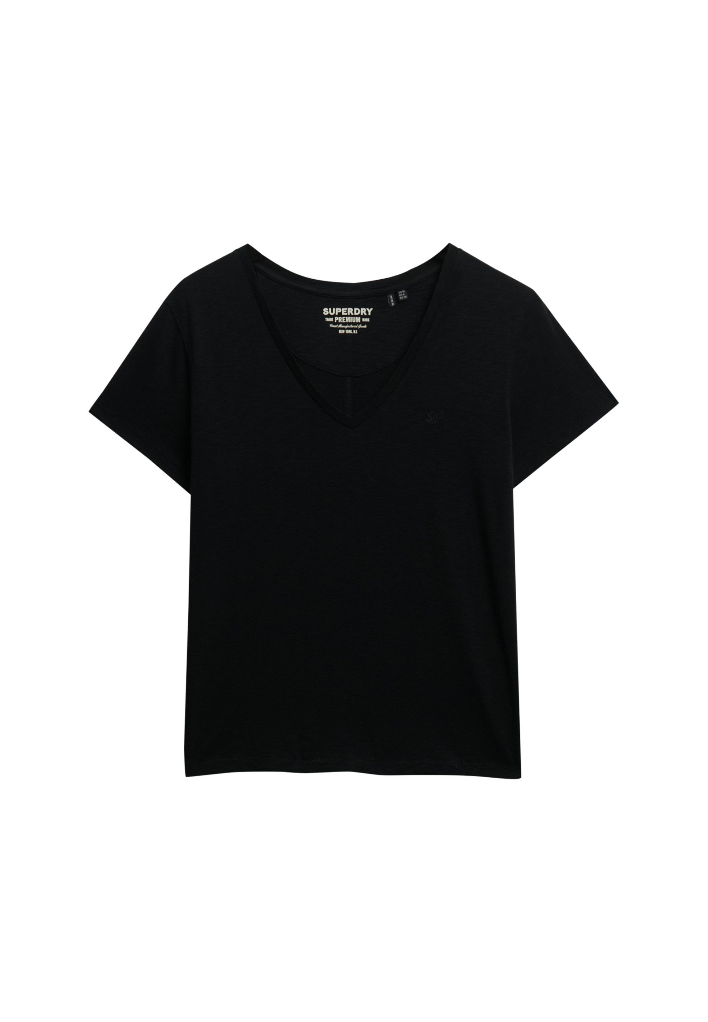 T-Shirt STUDIOS SLUB EMB VEE TEE