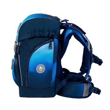 Belmil Rucksack Rucksack Comfy Plus Premium Schulranzen Set 5-teilig Blue Navy Tasche