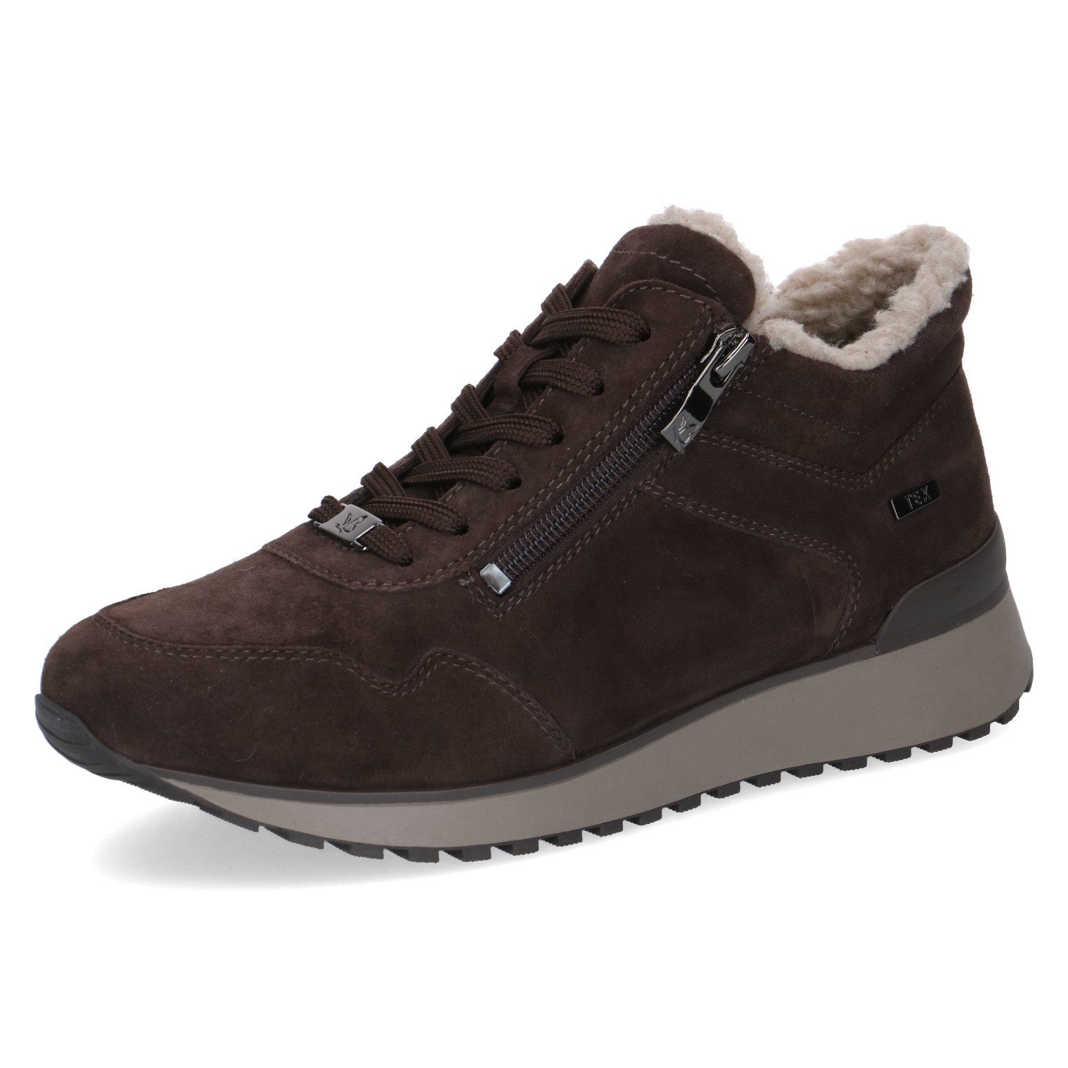 Caprice Winterboots High Top-Sneaker, Schnürschuh, mit kuscheligem Warmfutter