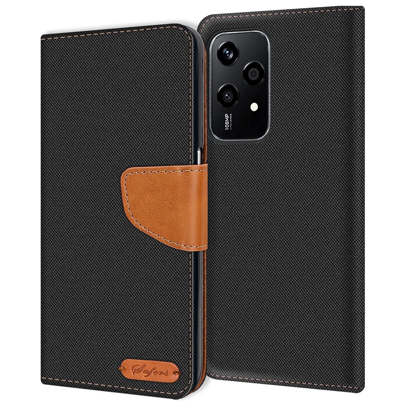CoolGadget Handyhülle Denim Schutzhülle Flip Case für Honor 200 Lite 6,7 Zoll, Book Cover Handy Tasche Hülle für Honor 200 Lite Klapphülle