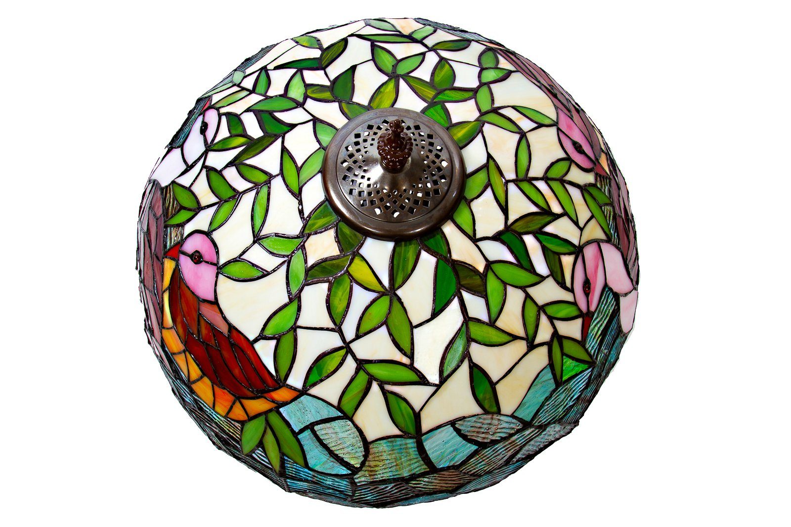 Stehlampe im Tiffany Stehlampe, Dekorationslampe, Glaslampe Stehlampe BIRENDY Style,