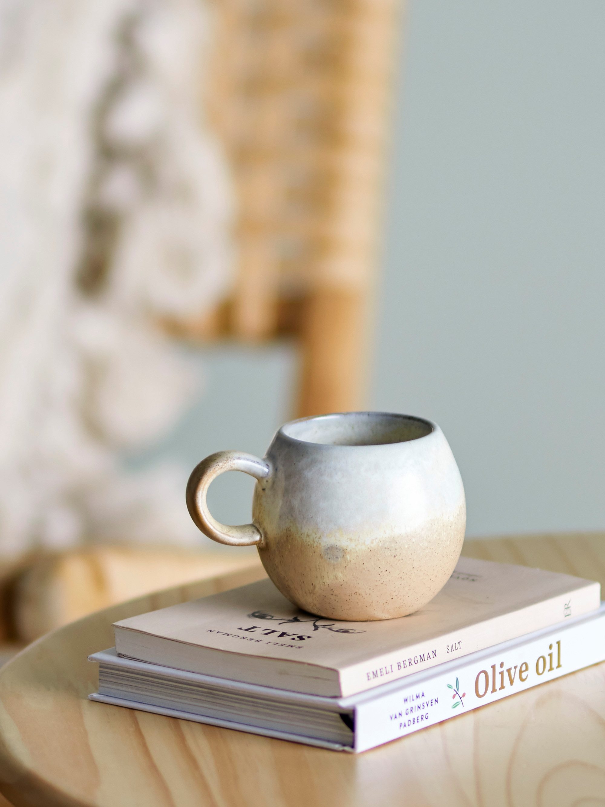 Bloomingville Tasse Bloomingville Paula Tasse, Natur, Steingut, Steingut