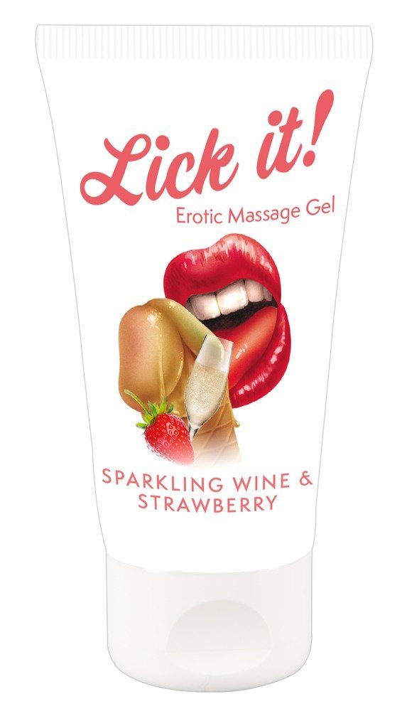 it! 50 IT Wine Gleit- - ml - 50 - Lick Massageöl Strawberry LICK ml &